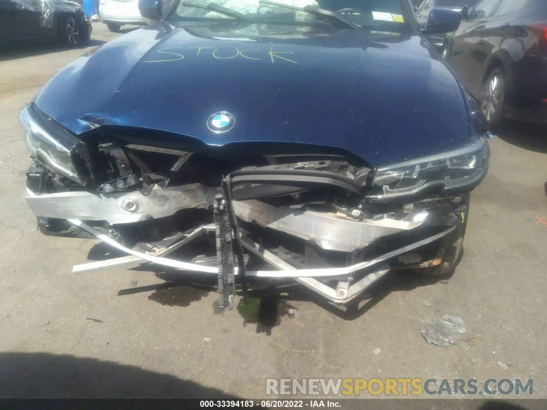 6 Photograph of a damaged car WBA5R7C57KFH15241 BMW 3 SERIES 2019