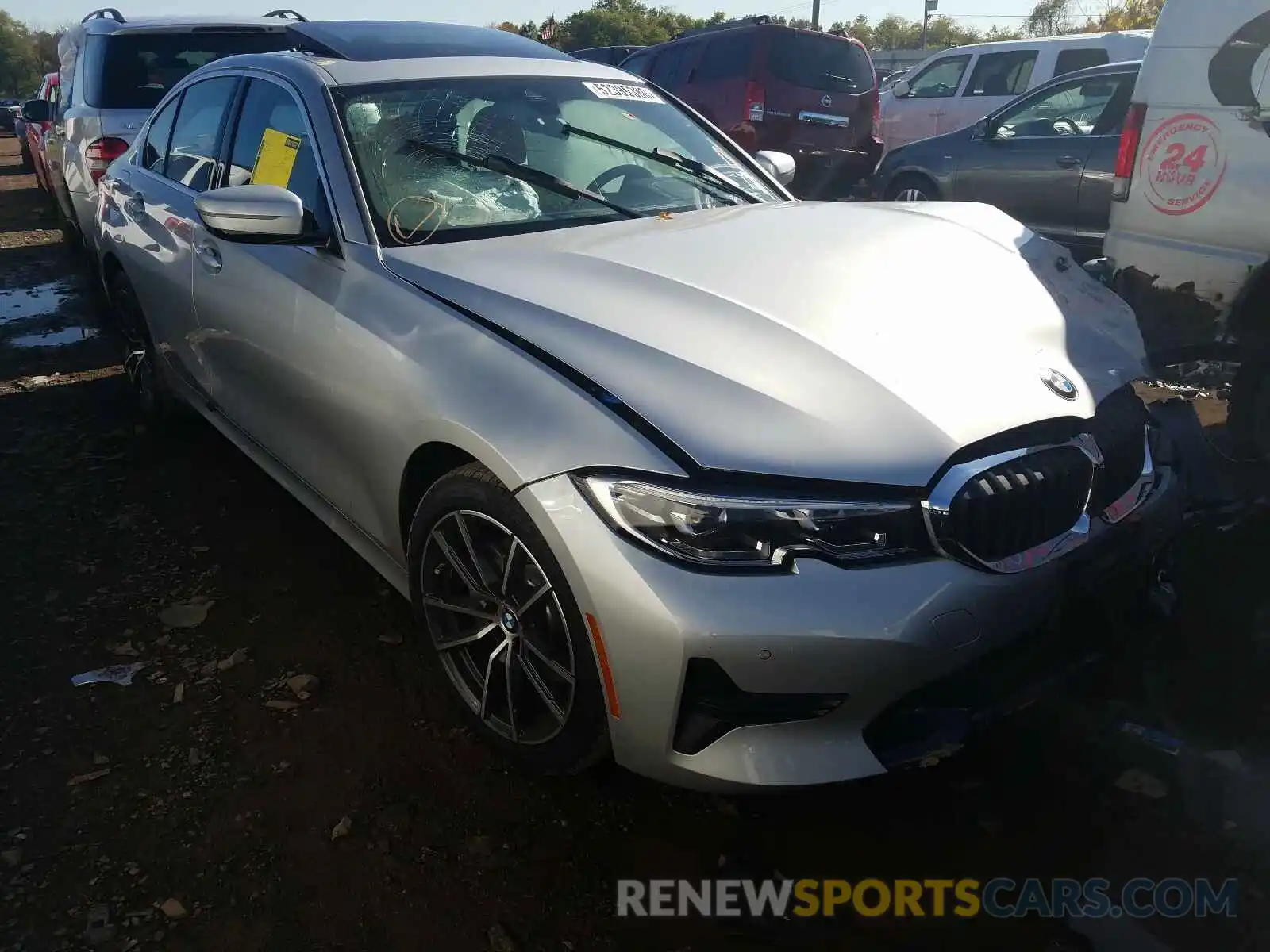 1 Photograph of a damaged car WBA5R7C57KFH16499 BMW 3 SERIES 2019