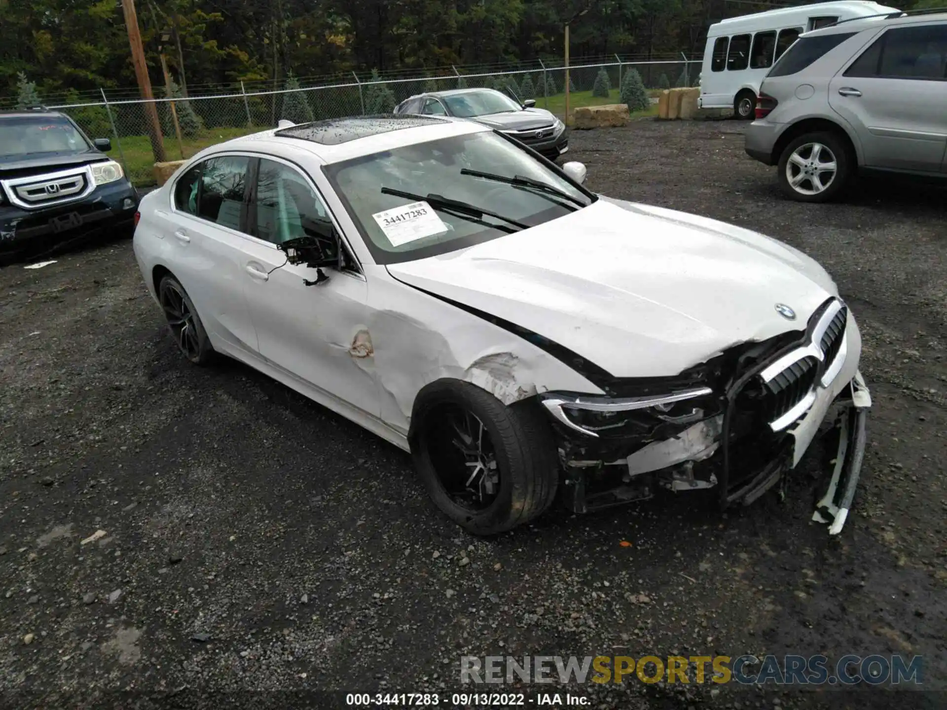 1 Photograph of a damaged car WBA5R7C57KFH23212 BMW 3 SERIES 2019