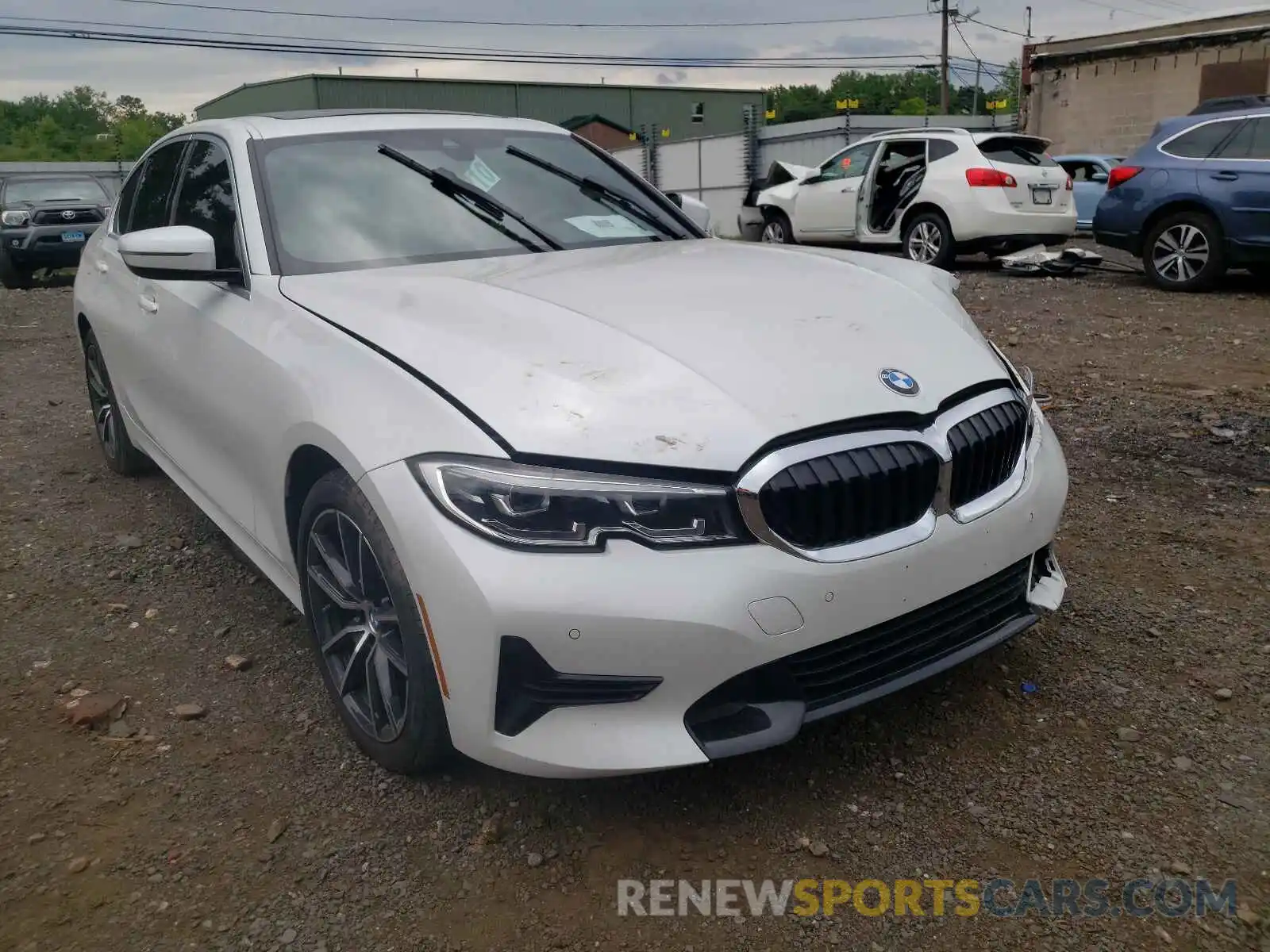 1 Фотография поврежденного автомобиля WBA5R7C57KFH23890 BMW 3 SERIES 2019