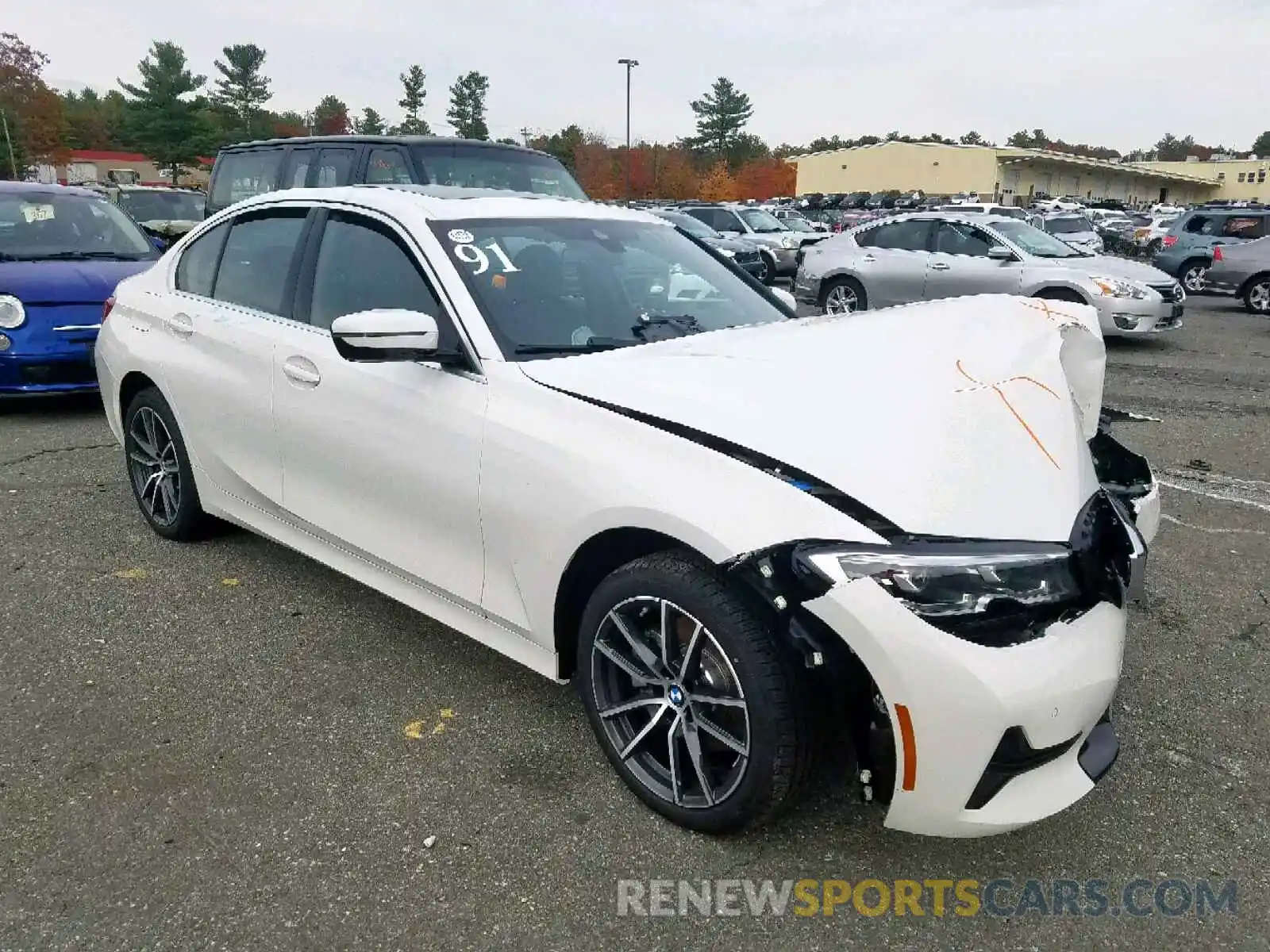 1 Photograph of a damaged car WBA5R7C57KFH32721 BMW 3 SERIES 2019