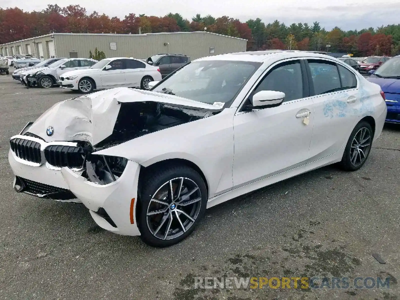 2 Photograph of a damaged car WBA5R7C57KFH32721 BMW 3 SERIES 2019