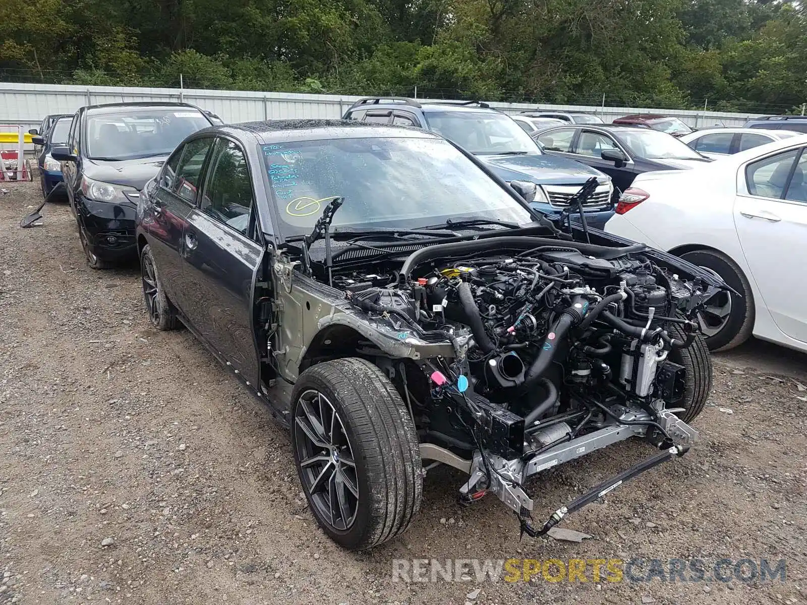 1 Photograph of a damaged car WBA5R7C58KAE82662 BMW 3 SERIES 2019
