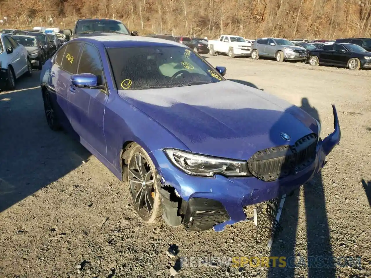 1 Photograph of a damaged car WBA5R7C58KAE82726 BMW 3 SERIES 2019