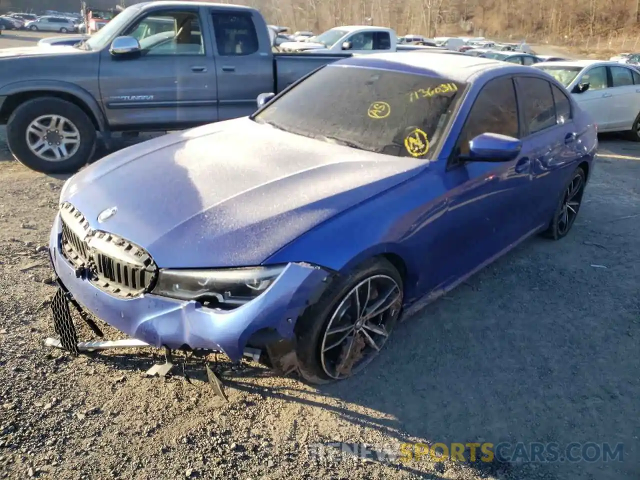 2 Photograph of a damaged car WBA5R7C58KAE82726 BMW 3 SERIES 2019