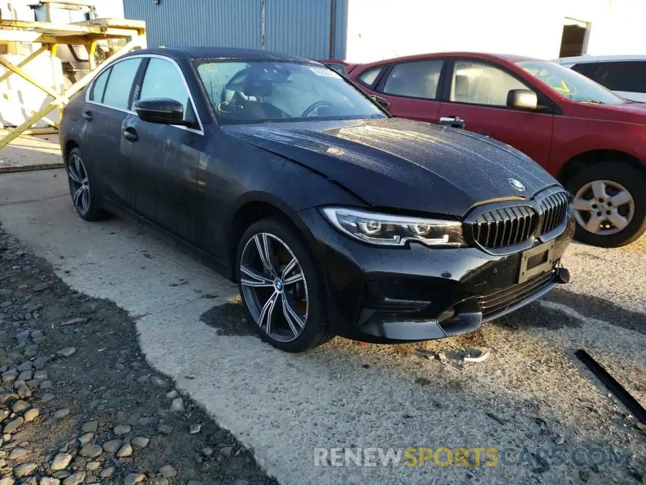 1 Фотография поврежденного автомобиля WBA5R7C58KAJ80673 BMW 3 SERIES 2019