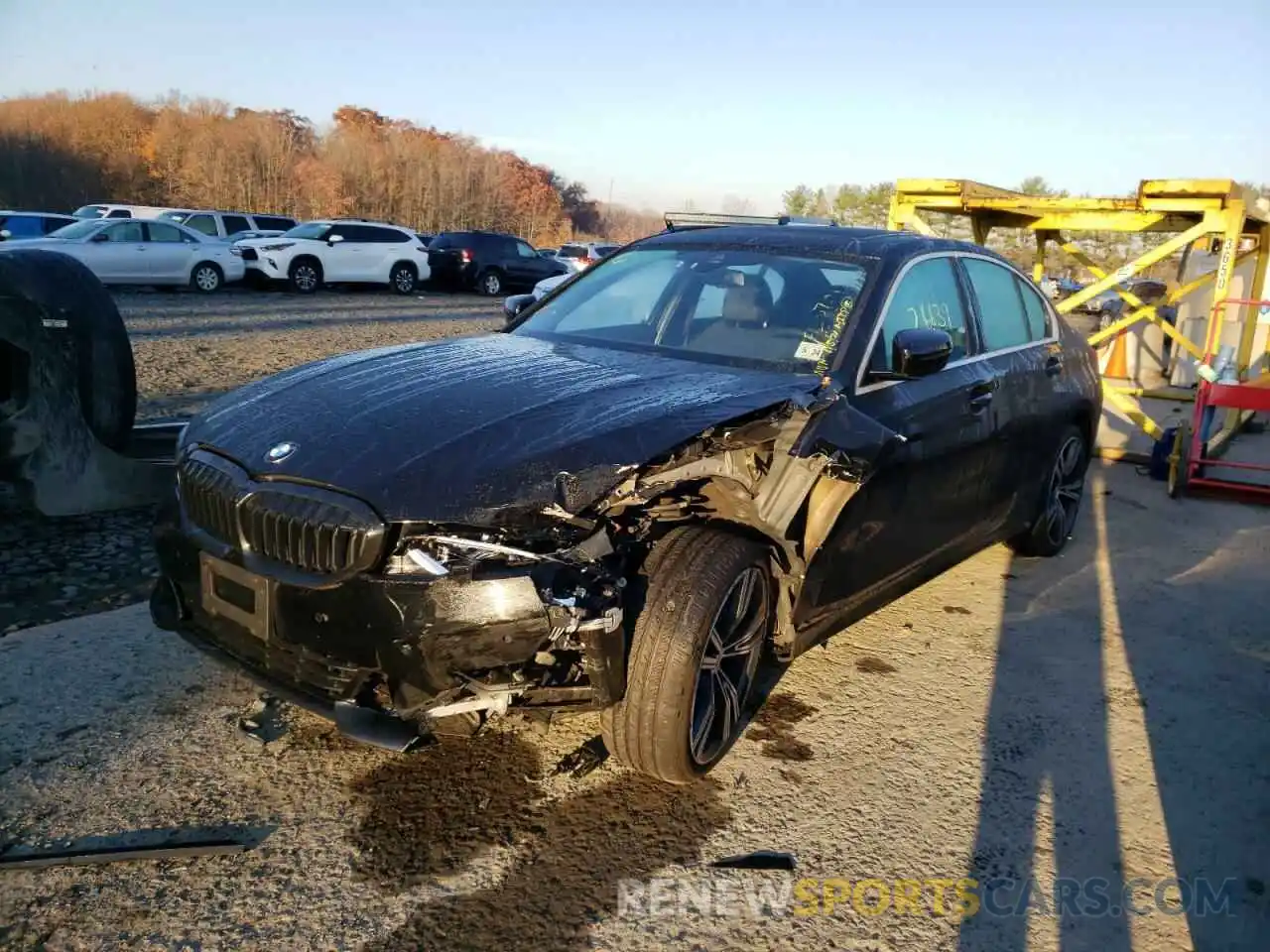 2 Photograph of a damaged car WBA5R7C58KAJ80673 BMW 3 SERIES 2019