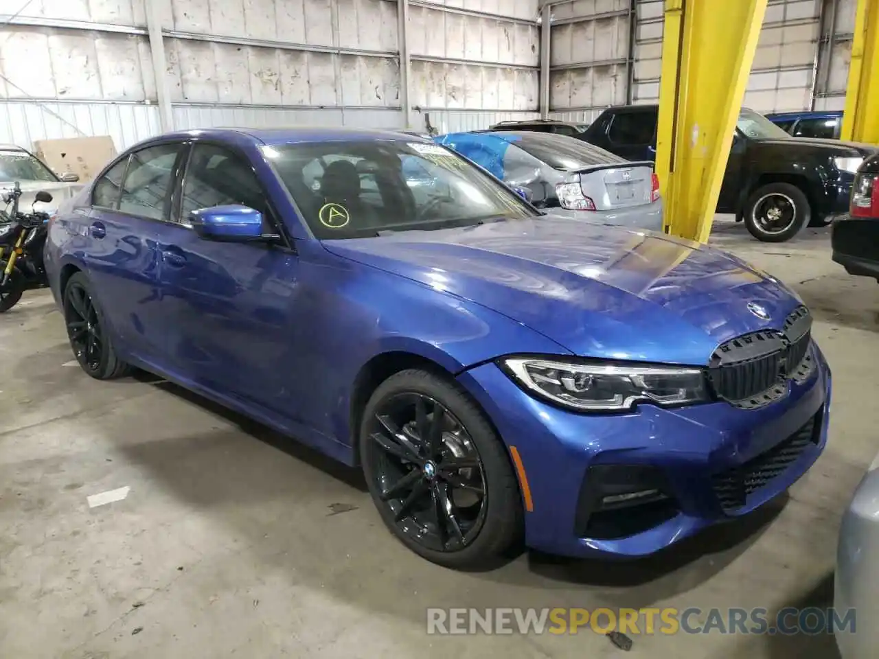 1 Photograph of a damaged car WBA5R7C58KAJ80799 BMW 3 SERIES 2019