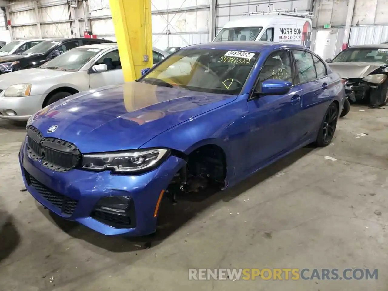 2 Photograph of a damaged car WBA5R7C58KAJ80799 BMW 3 SERIES 2019