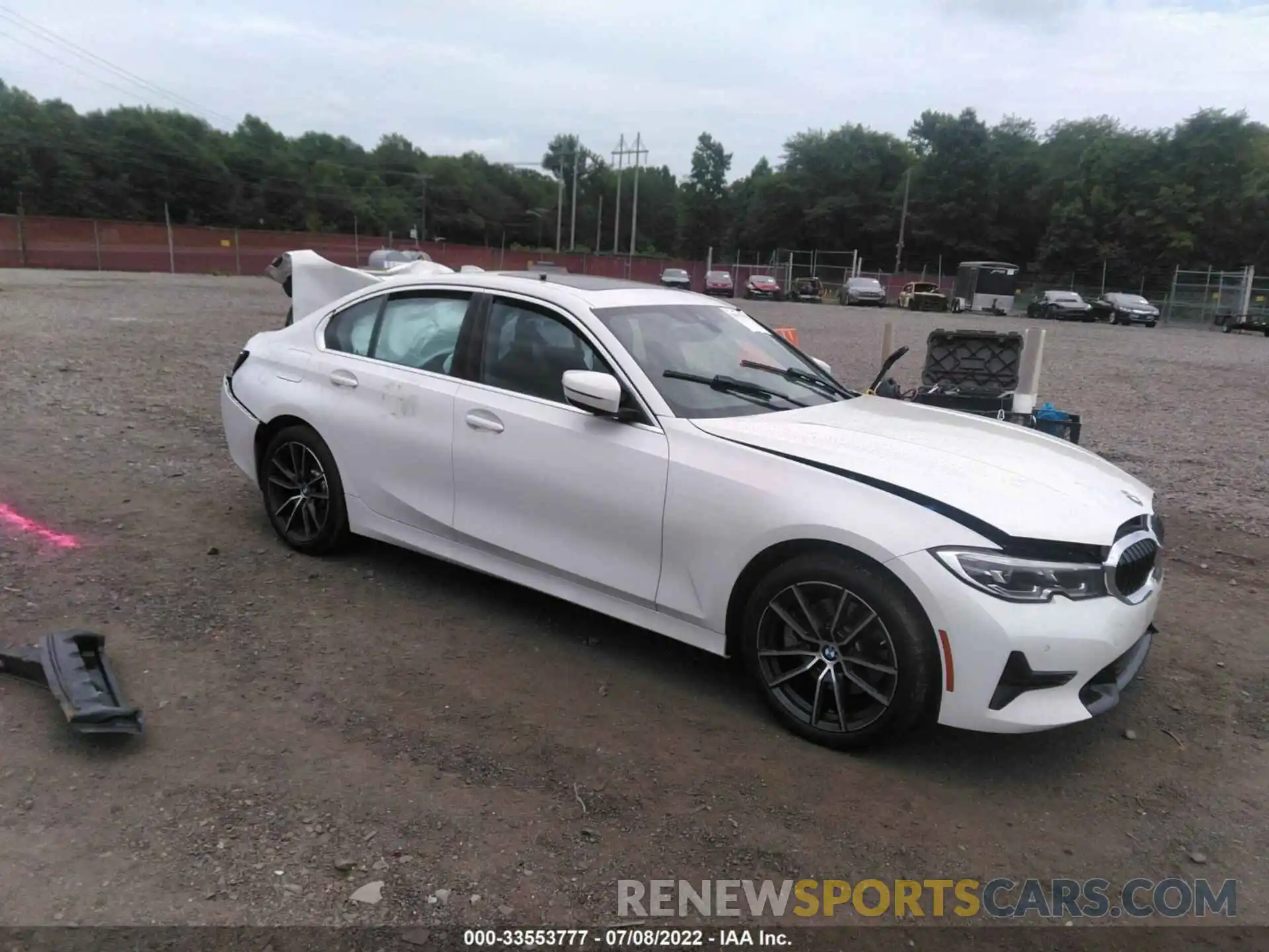 1 Photograph of a damaged car WBA5R7C58KAJ80933 BMW 3 SERIES 2019