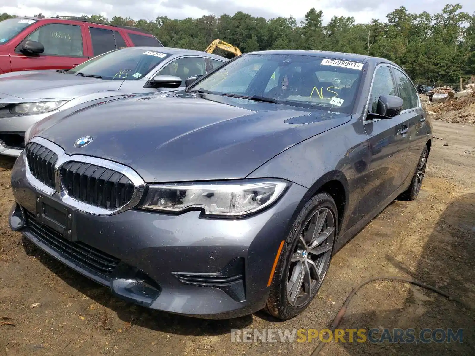 2 Photograph of a damaged car WBA5R7C58KAJ83928 BMW 3 SERIES 2019