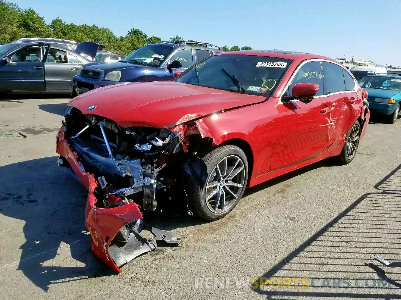 2 Photograph of a damaged car WBA5R7C58KFH14261 BMW 3 SERIES 2019