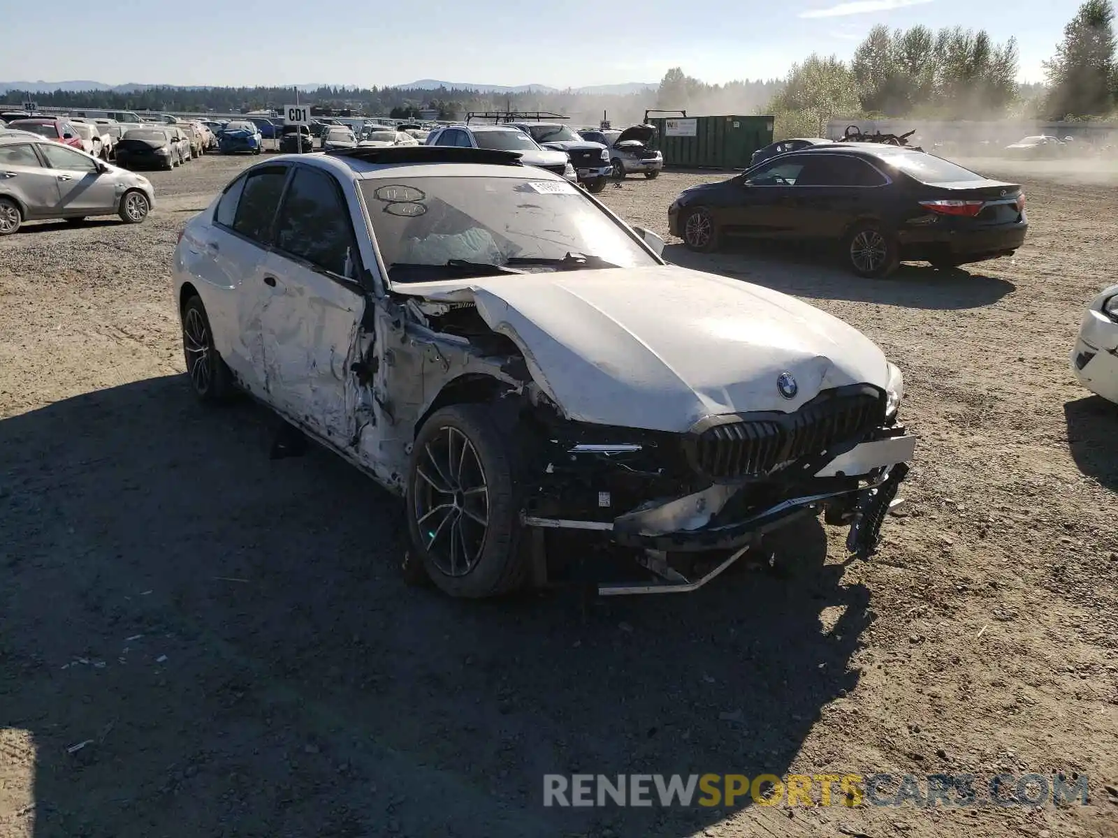 1 Photograph of a damaged car WBA5R7C59KAJ79158 BMW 3 SERIES 2019