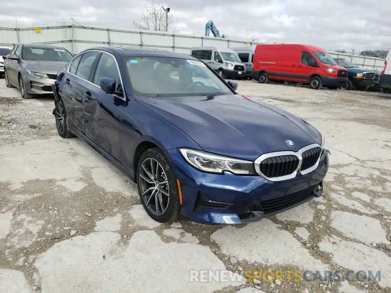 1 Фотография поврежденного автомобиля WBA5R7C59KAJ79872 BMW 3 SERIES 2019