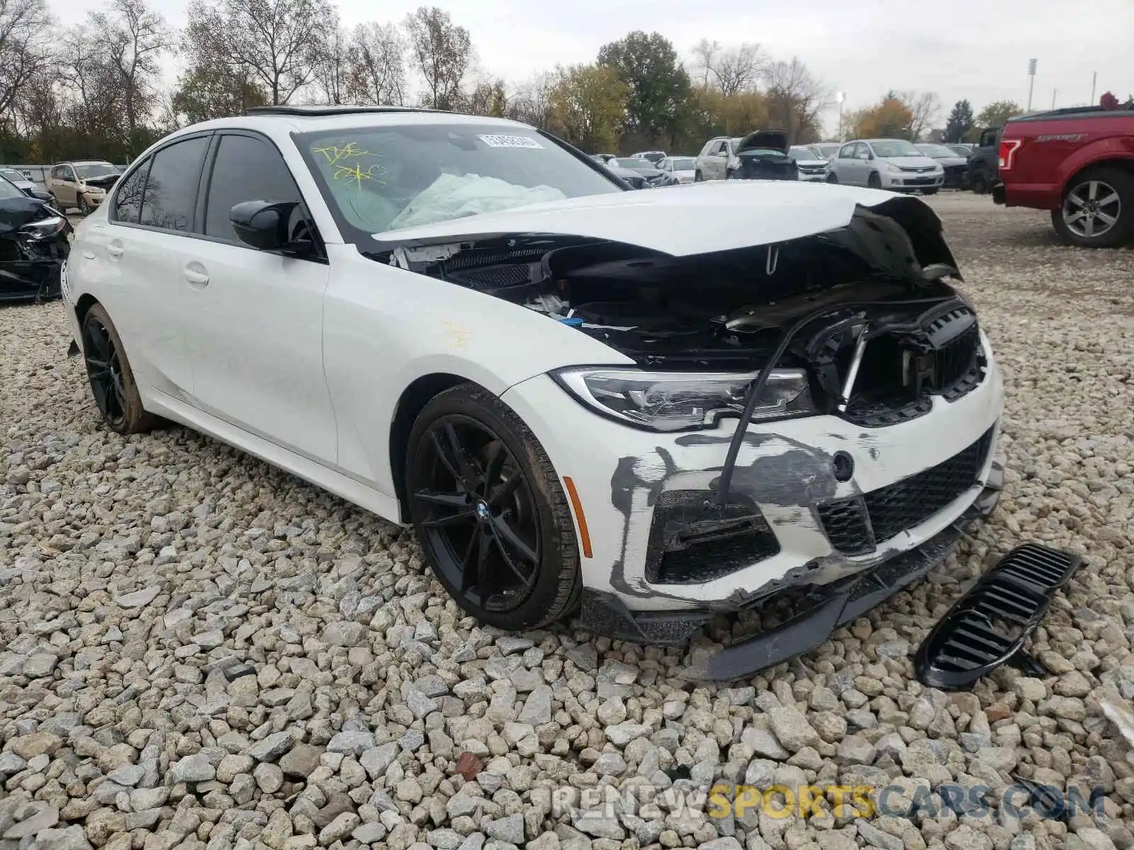 1 Photograph of a damaged car WBA5R7C59KAJ80648 BMW 3 SERIES 2019