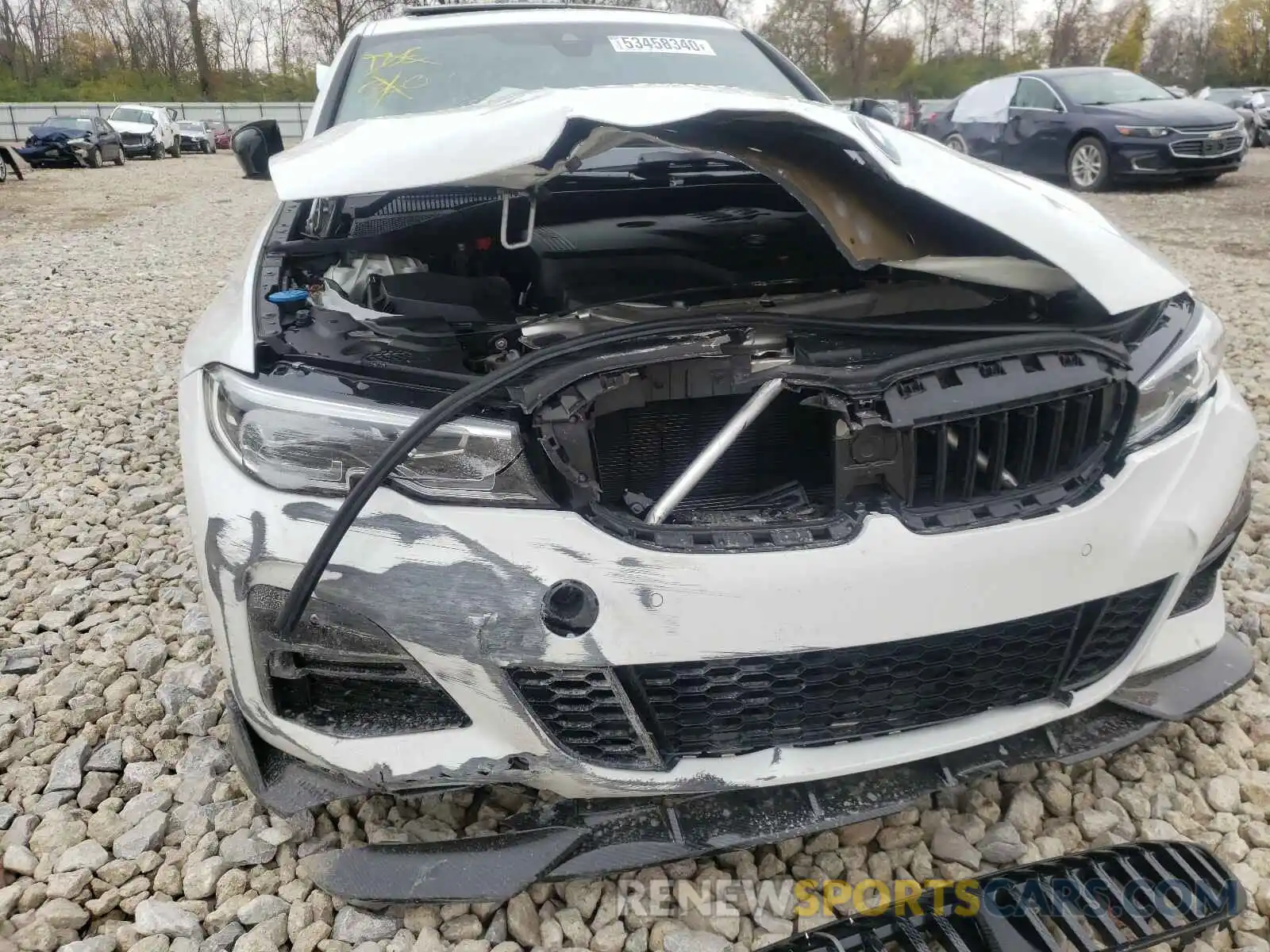 9 Photograph of a damaged car WBA5R7C59KAJ80648 BMW 3 SERIES 2019