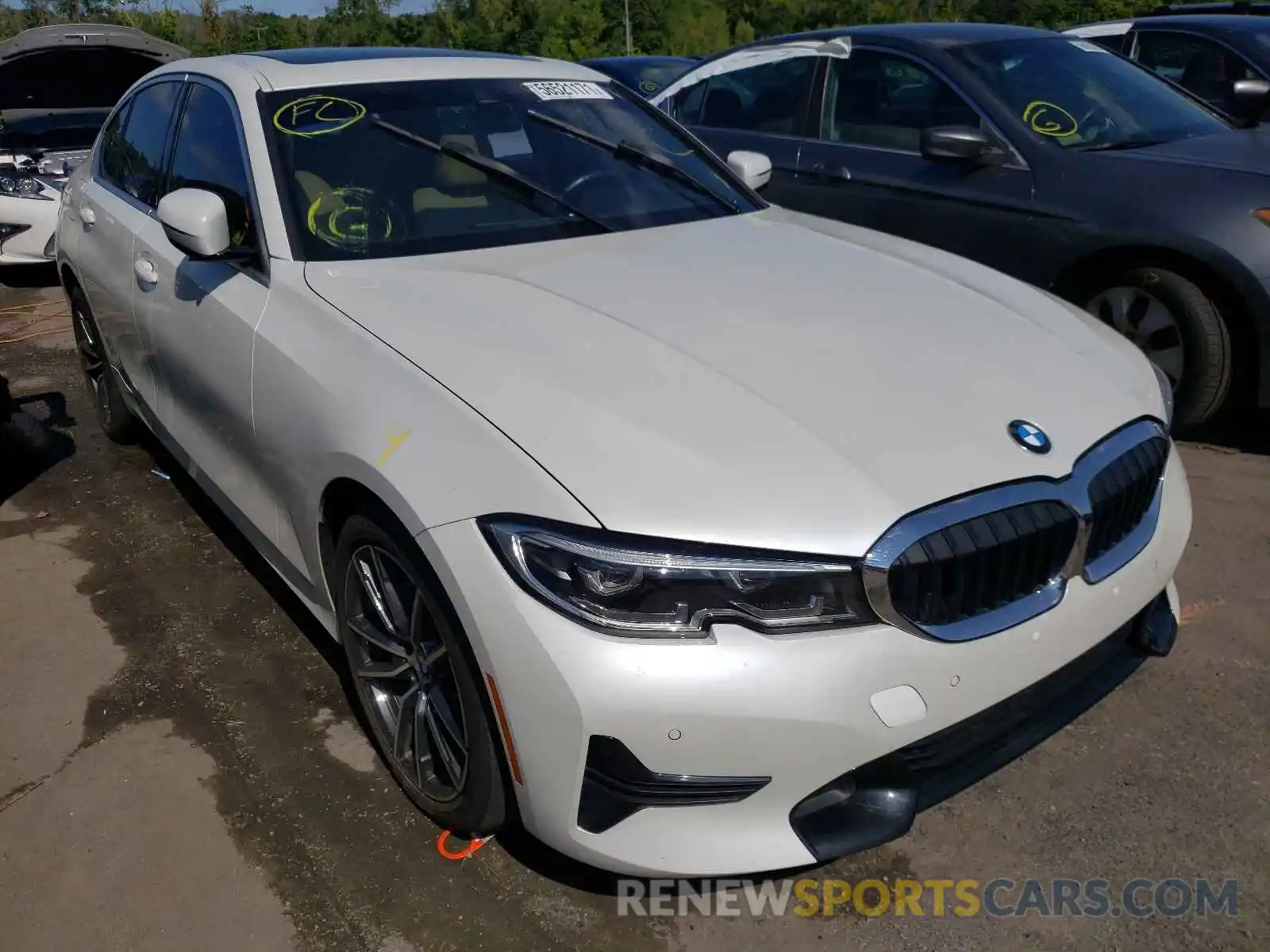 1 Photograph of a damaged car WBA5R7C59KAJ81038 BMW 3 SERIES 2019