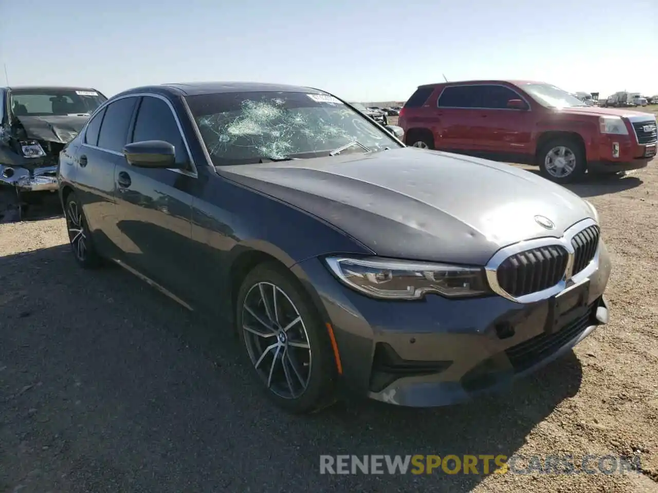 1 Photograph of a damaged car WBA5R7C59KAJ82416 BMW 3 SERIES 2019