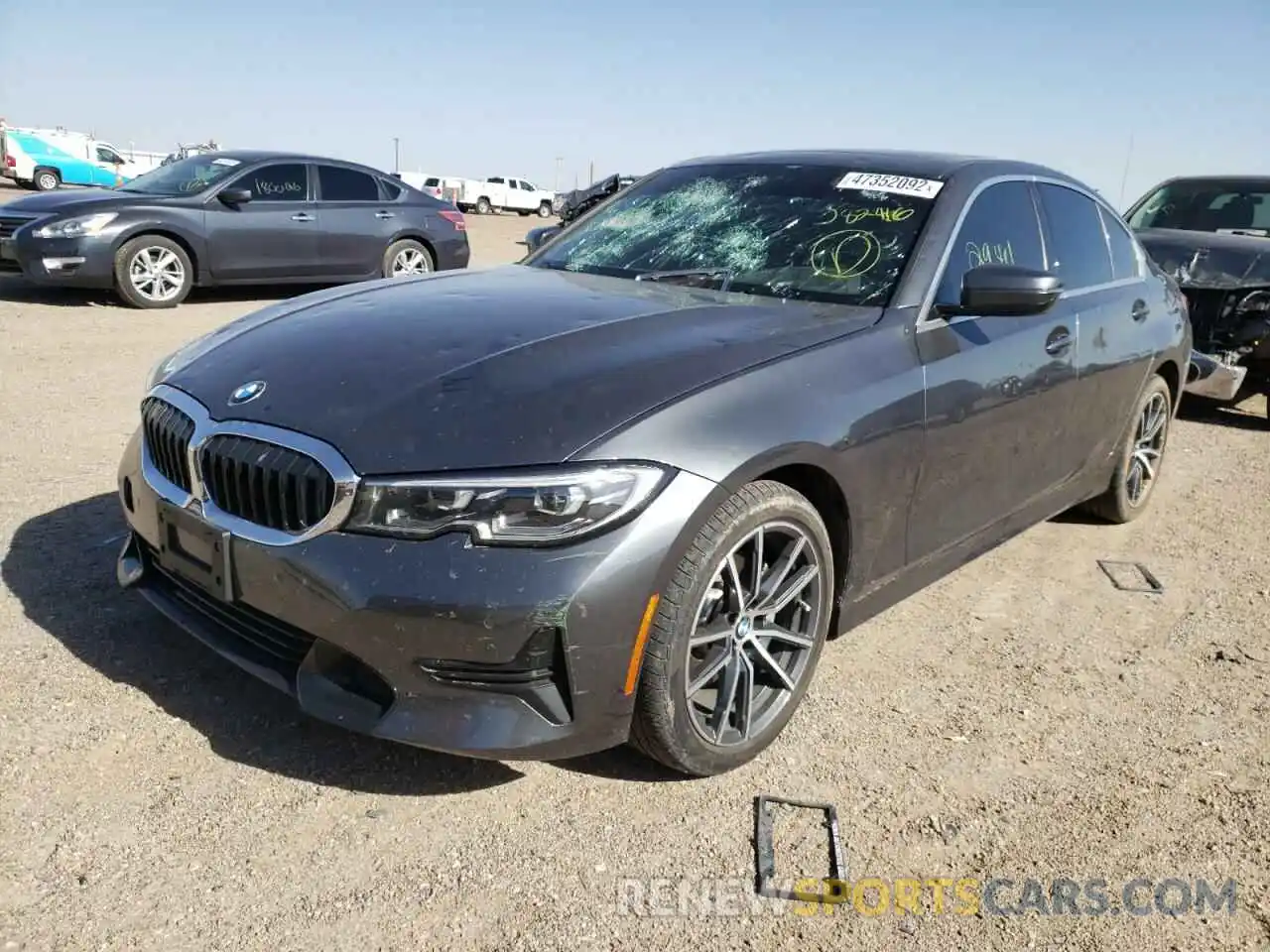 2 Photograph of a damaged car WBA5R7C59KAJ82416 BMW 3 SERIES 2019