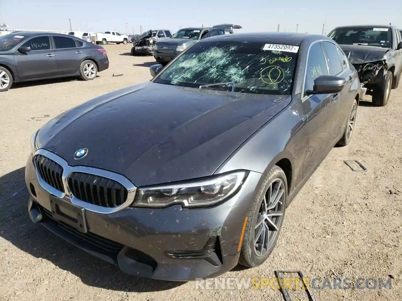 9 Photograph of a damaged car WBA5R7C59KAJ82416 BMW 3 SERIES 2019