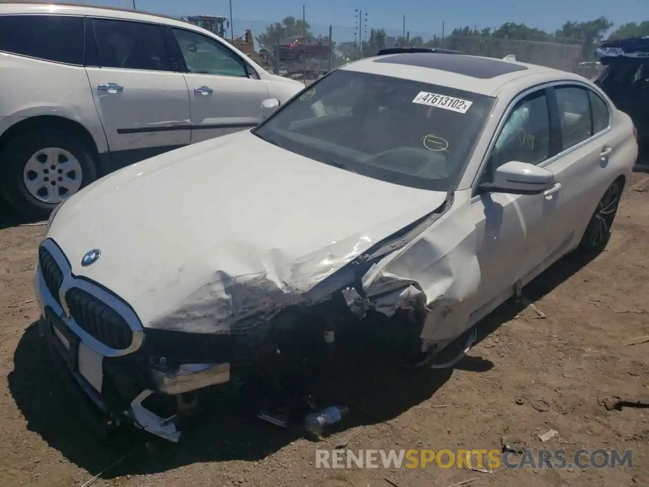 2 Photograph of a damaged car WBA5R7C59KAJ84845 BMW 3 SERIES 2019