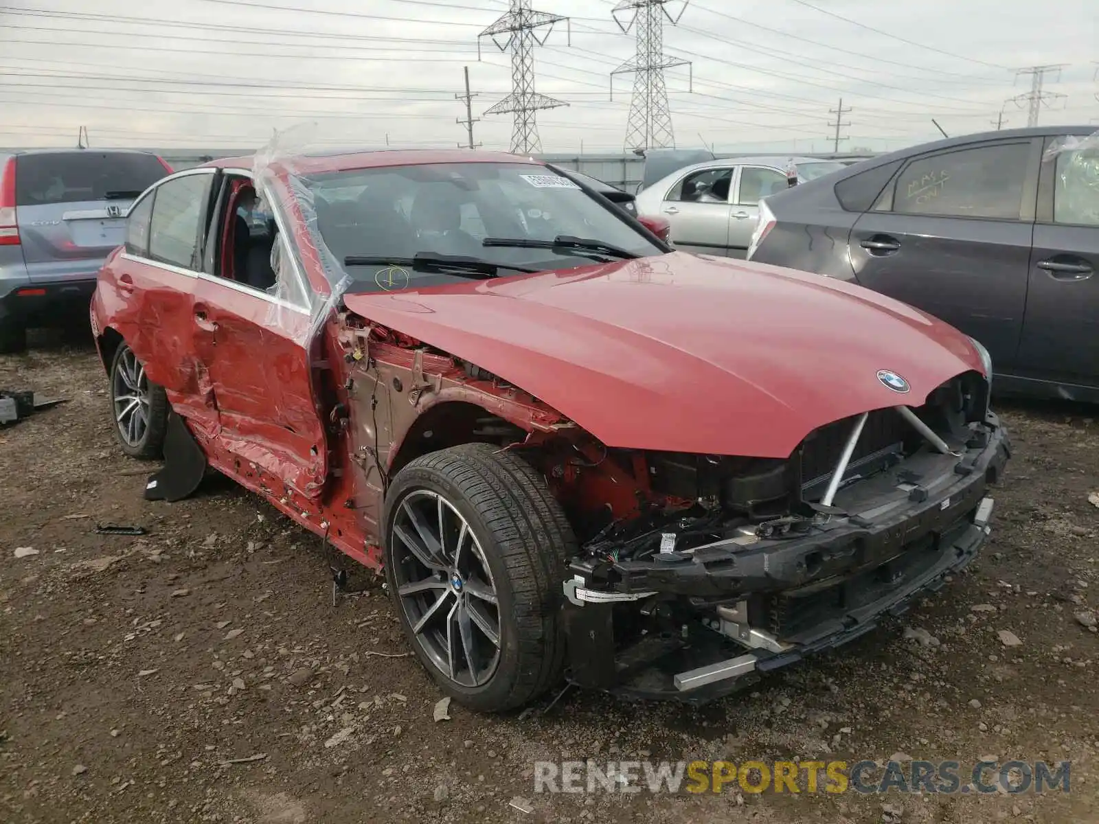 1 Photograph of a damaged car WBA5R7C59KAJ87440 BMW 3 SERIES 2019