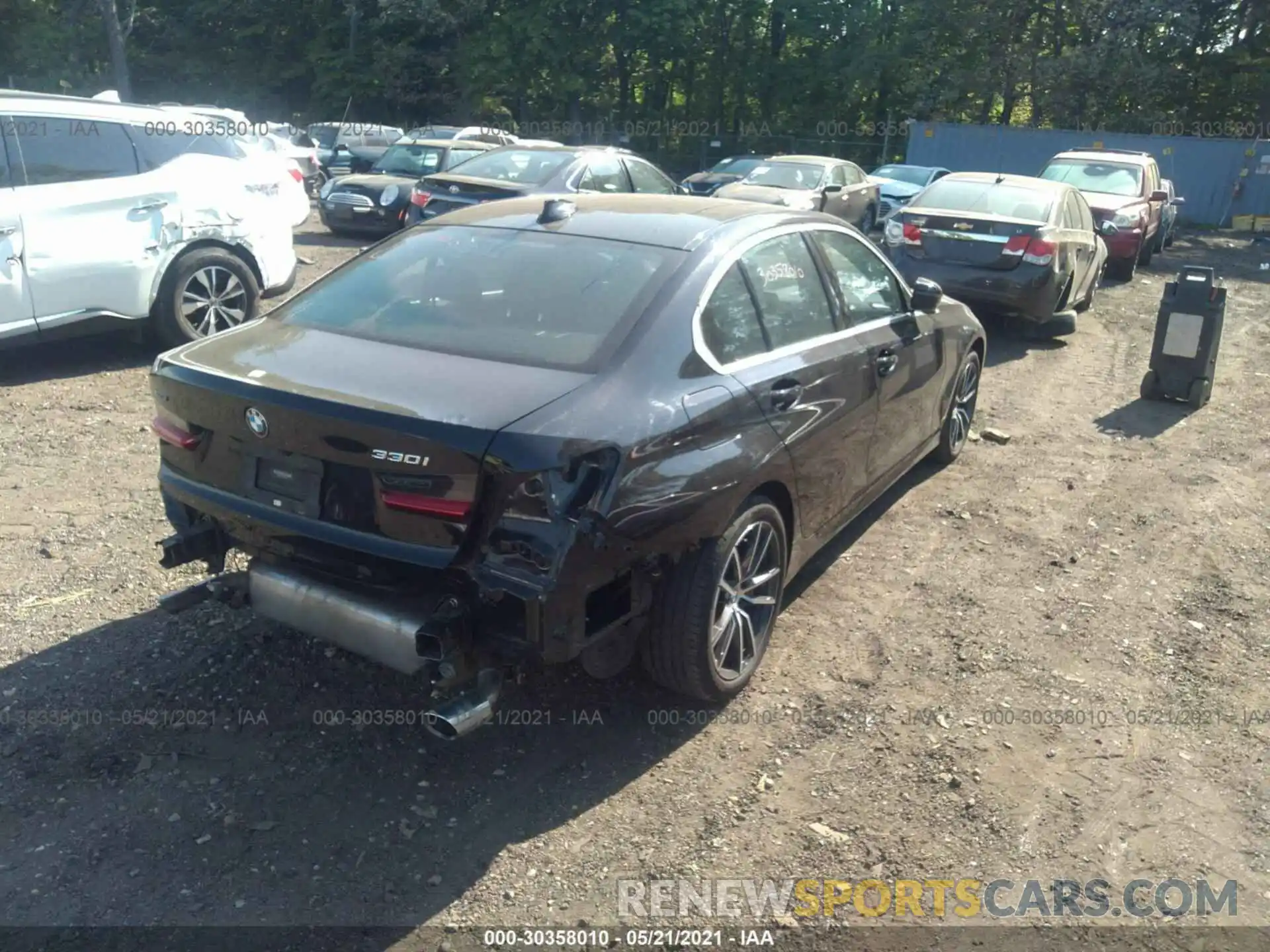 4 Фотография поврежденного автомобиля WBA5R7C59KFH05665 BMW 3 SERIES 2019
