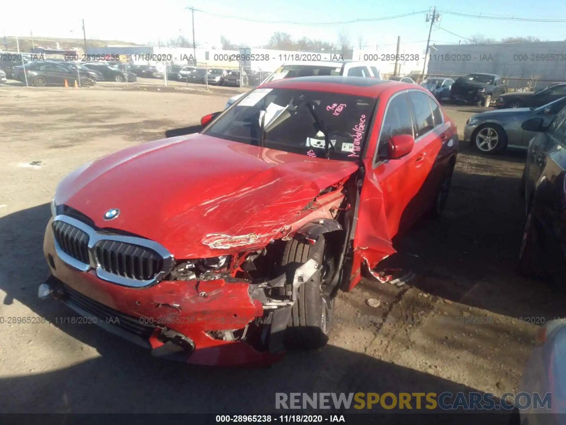 2 Photograph of a damaged car WBA5R7C5XKAJ82294 BMW 3 SERIES 2019