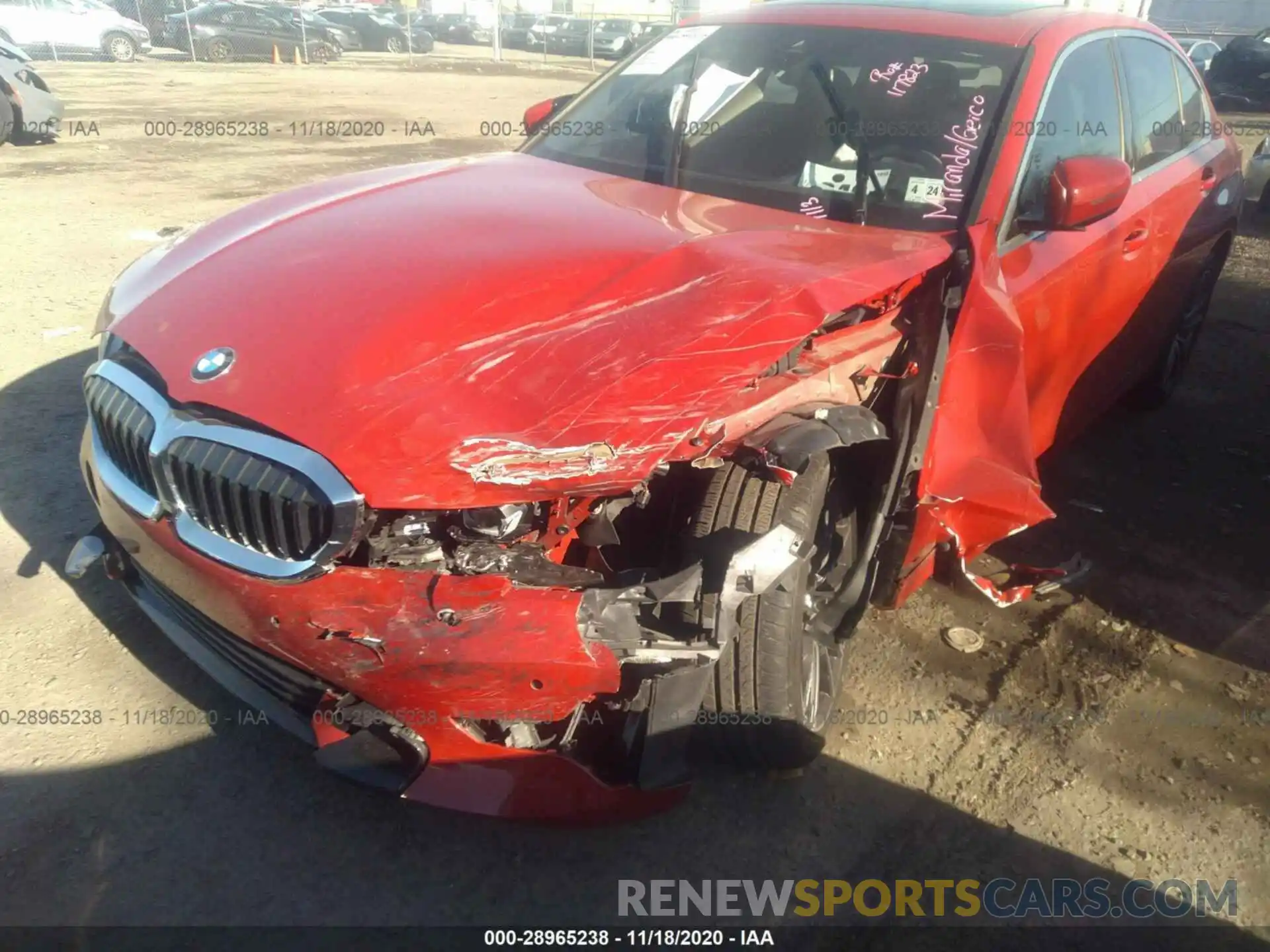 6 Photograph of a damaged car WBA5R7C5XKAJ82294 BMW 3 SERIES 2019