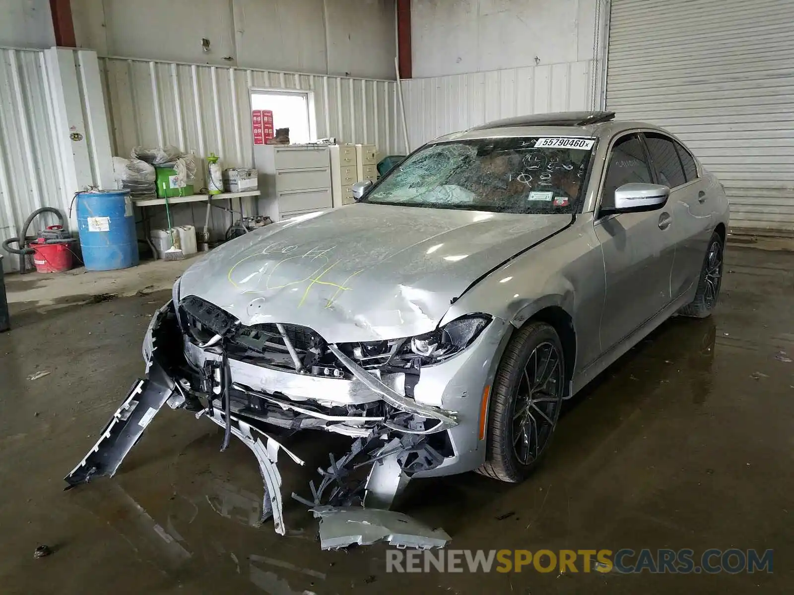 2 Photograph of a damaged car WBA5R7C5XKFH14178 BMW 3 SERIES 2019