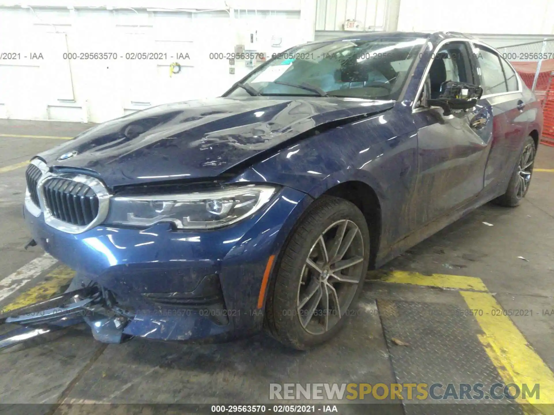 2 Photograph of a damaged car WBA5R7C5XKFH32535 BMW 3 SERIES 2019