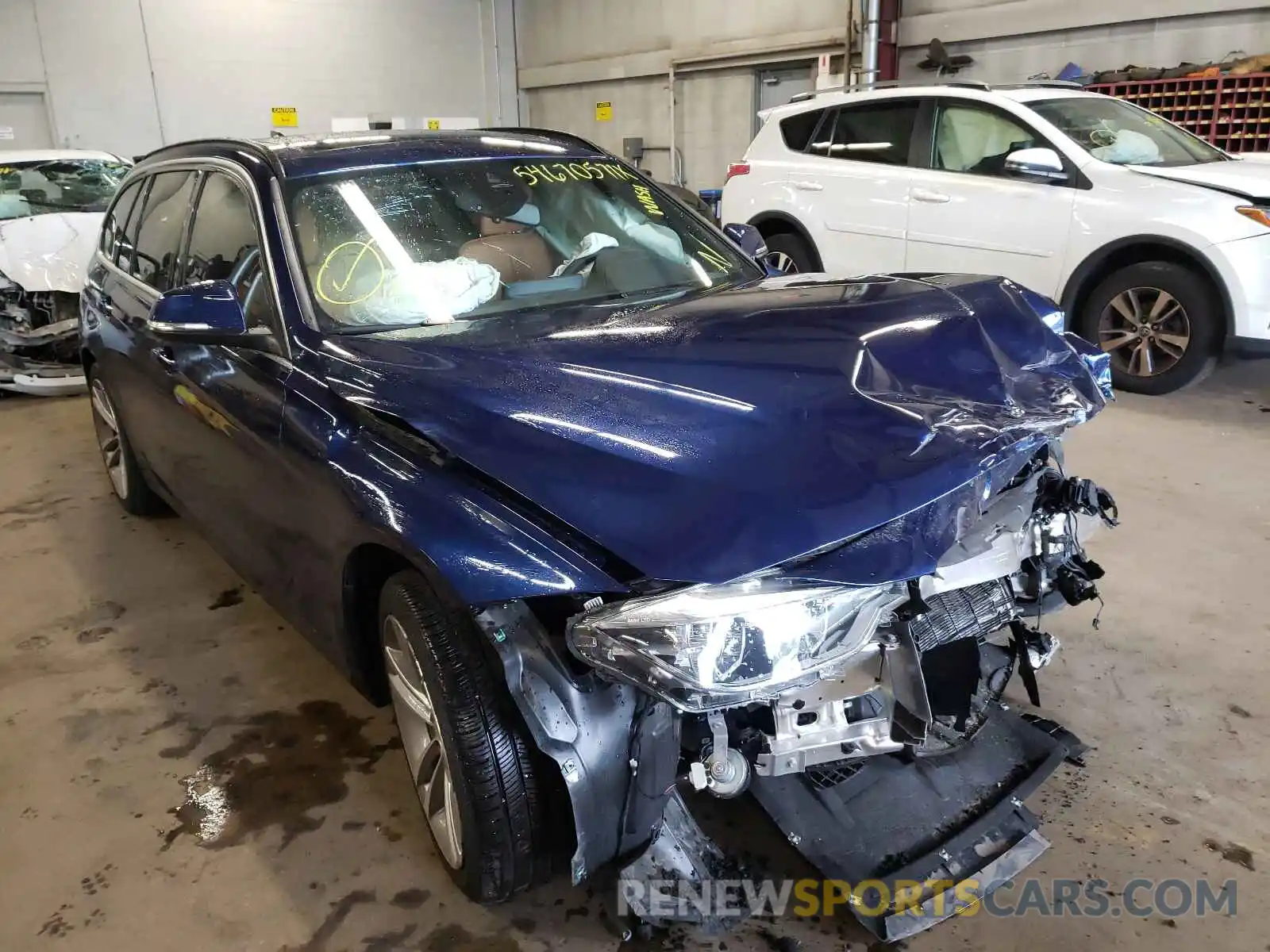 1 Photograph of a damaged car WBA8K3C55KA484134 BMW 3 SERIES 2019