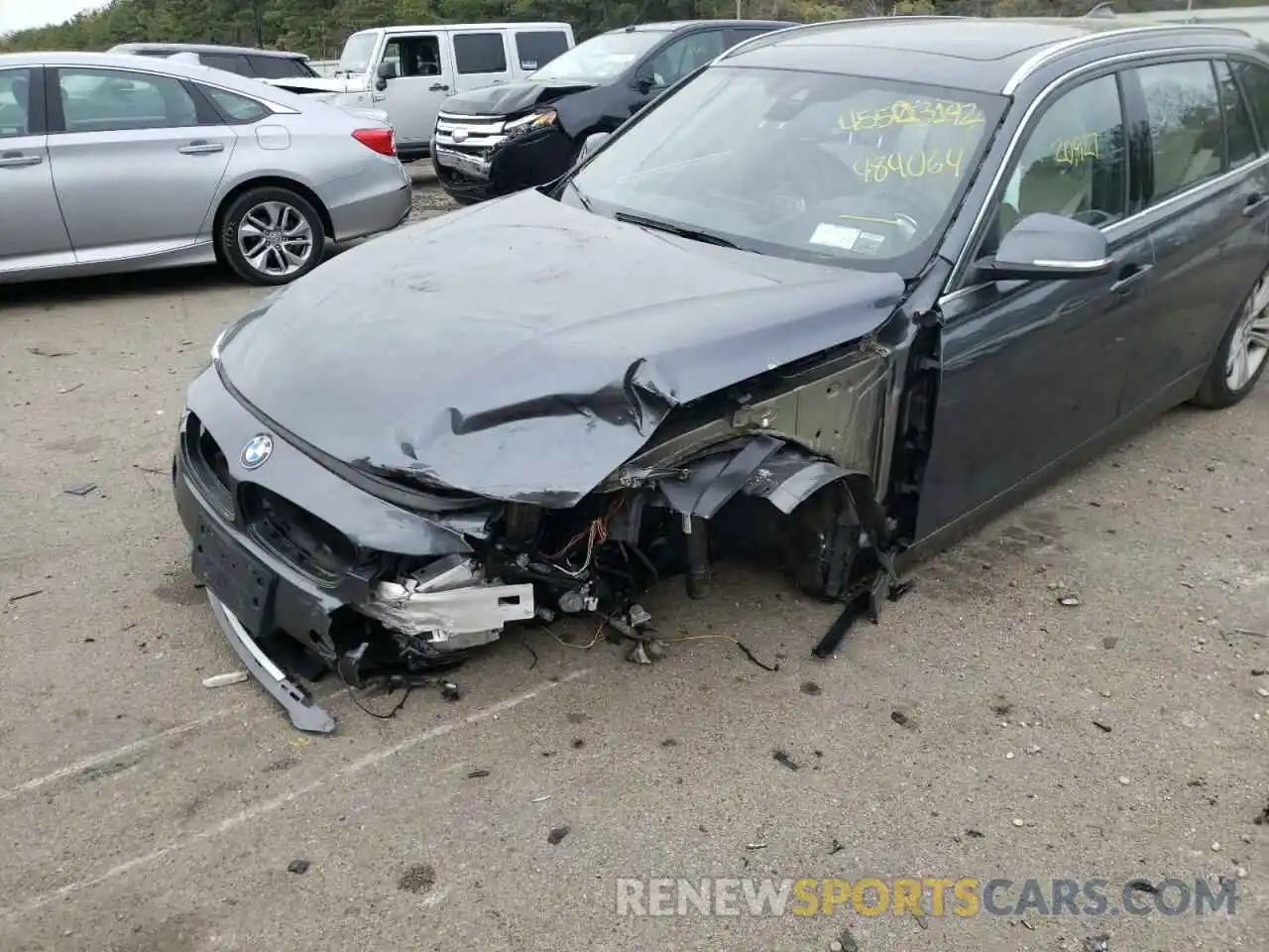 9 Photograph of a damaged car WBA8K3C5XKA484064 BMW 3 SERIES 2019