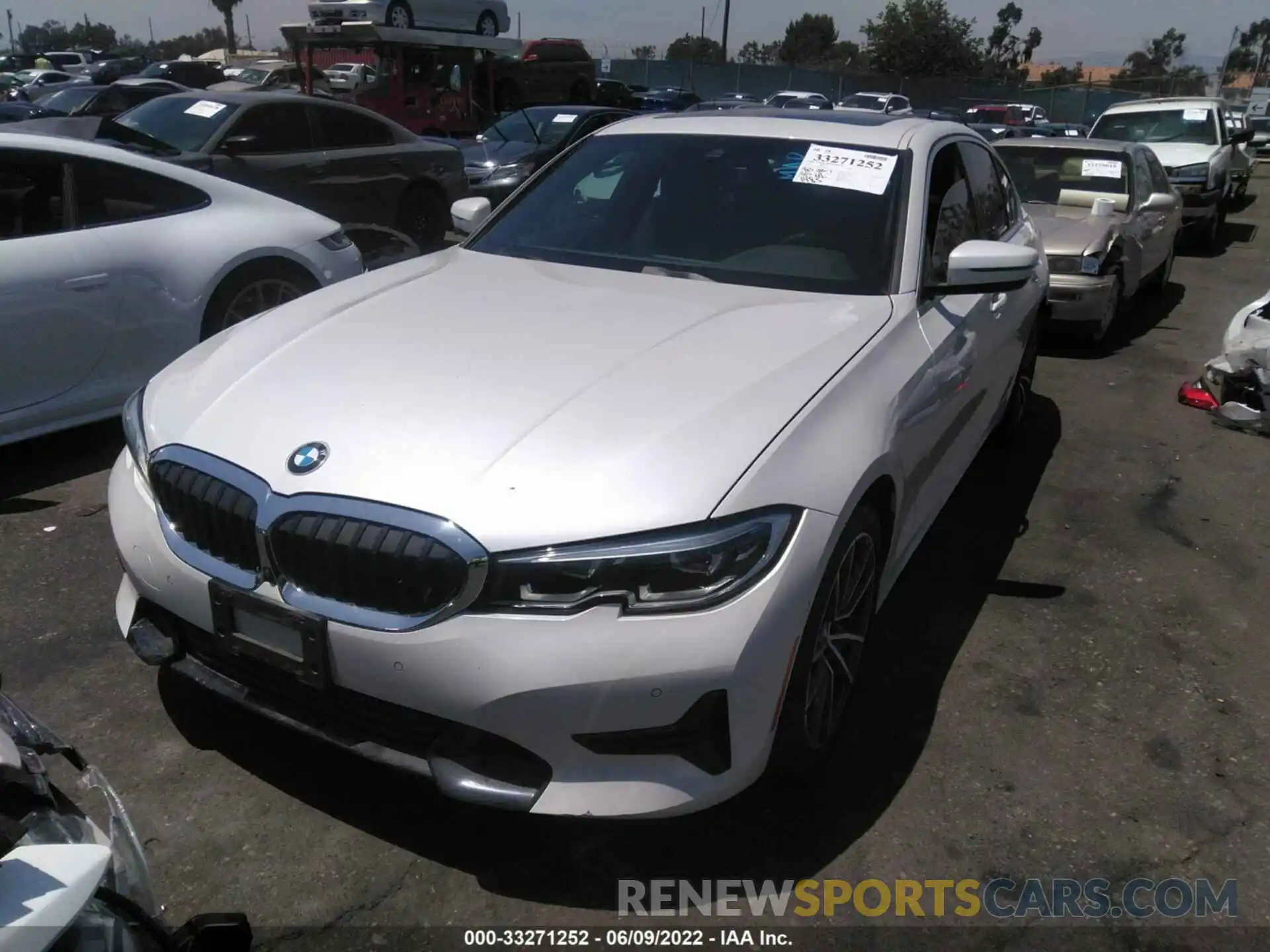 2 Photograph of a damaged car 3MW5R1J00L8B01028 BMW 3 SERIES 2020