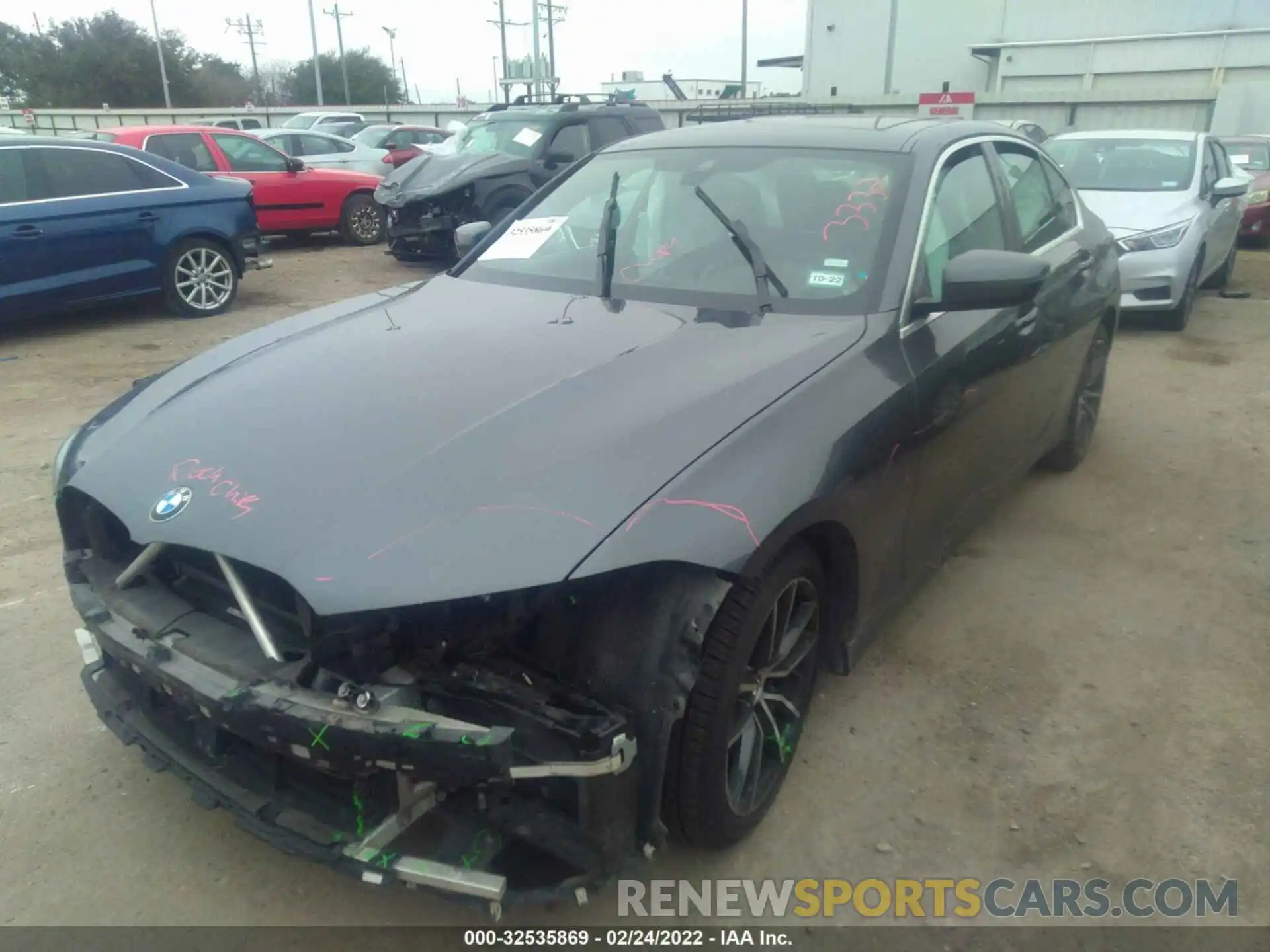 2 Photograph of a damaged car 3MW5R1J00L8B05810 BMW 3 SERIES 2020