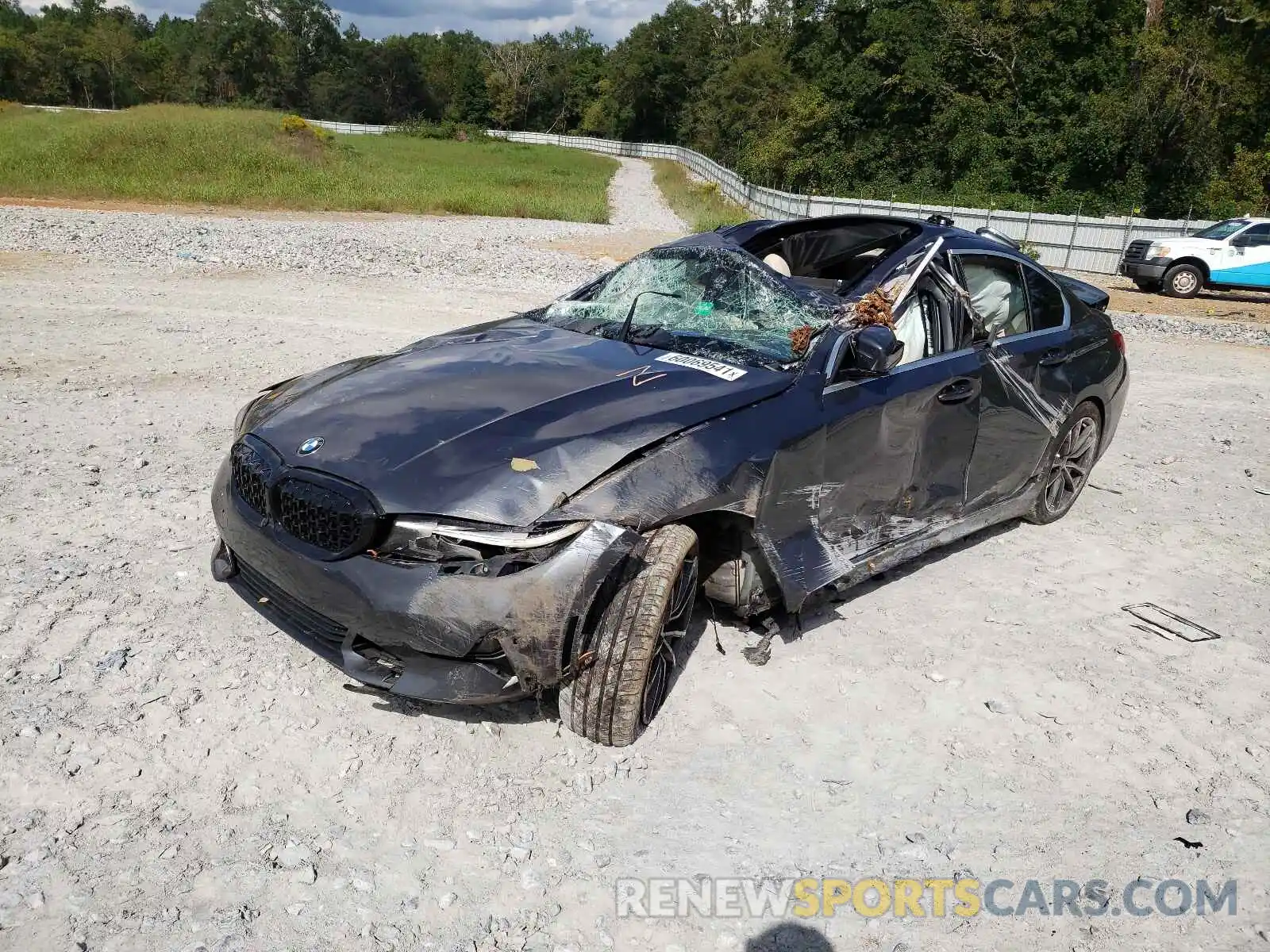 2 Photograph of a damaged car 3MW5R1J00L8B07265 BMW 3 SERIES 2020