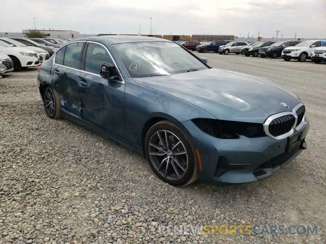 1 Фотография поврежденного автомобиля 3MW5R1J00L8B08156 BMW 3 SERIES 2020