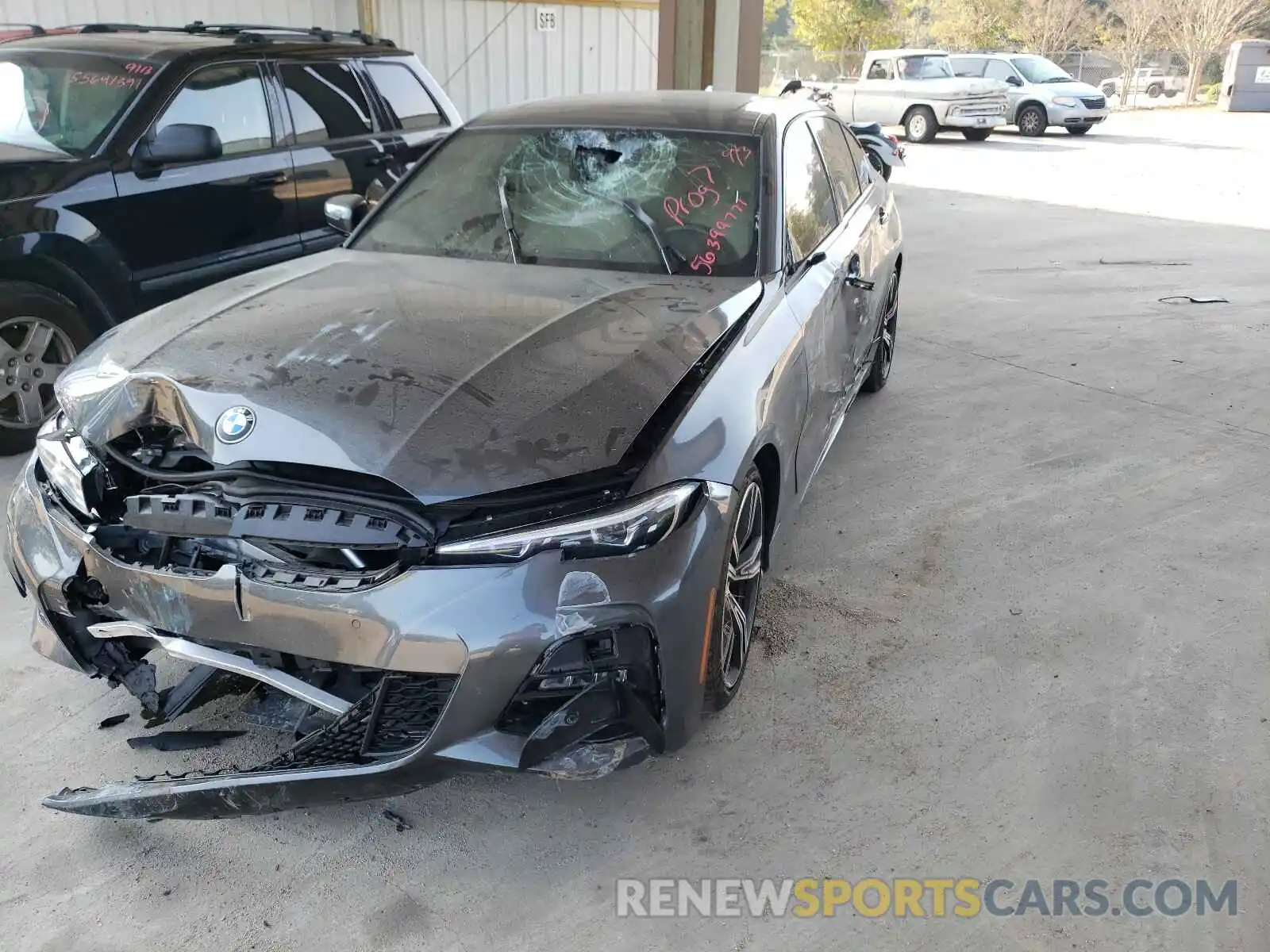 2 Photograph of a damaged car 3MW5R1J00L8B08318 BMW 3 SERIES 2020