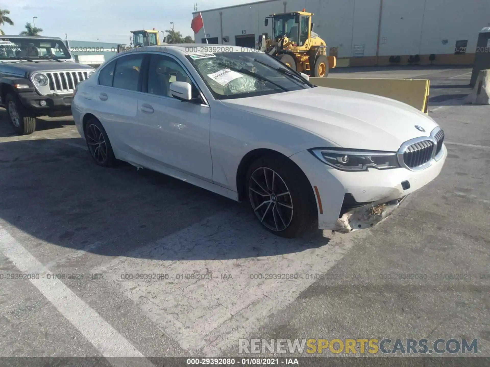 1 Photograph of a damaged car 3MW5R1J00L8B12207 BMW 3 SERIES 2020