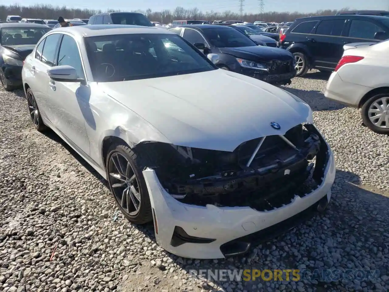 1 Photograph of a damaged car 3MW5R1J00L8B12417 BMW 3 SERIES 2020