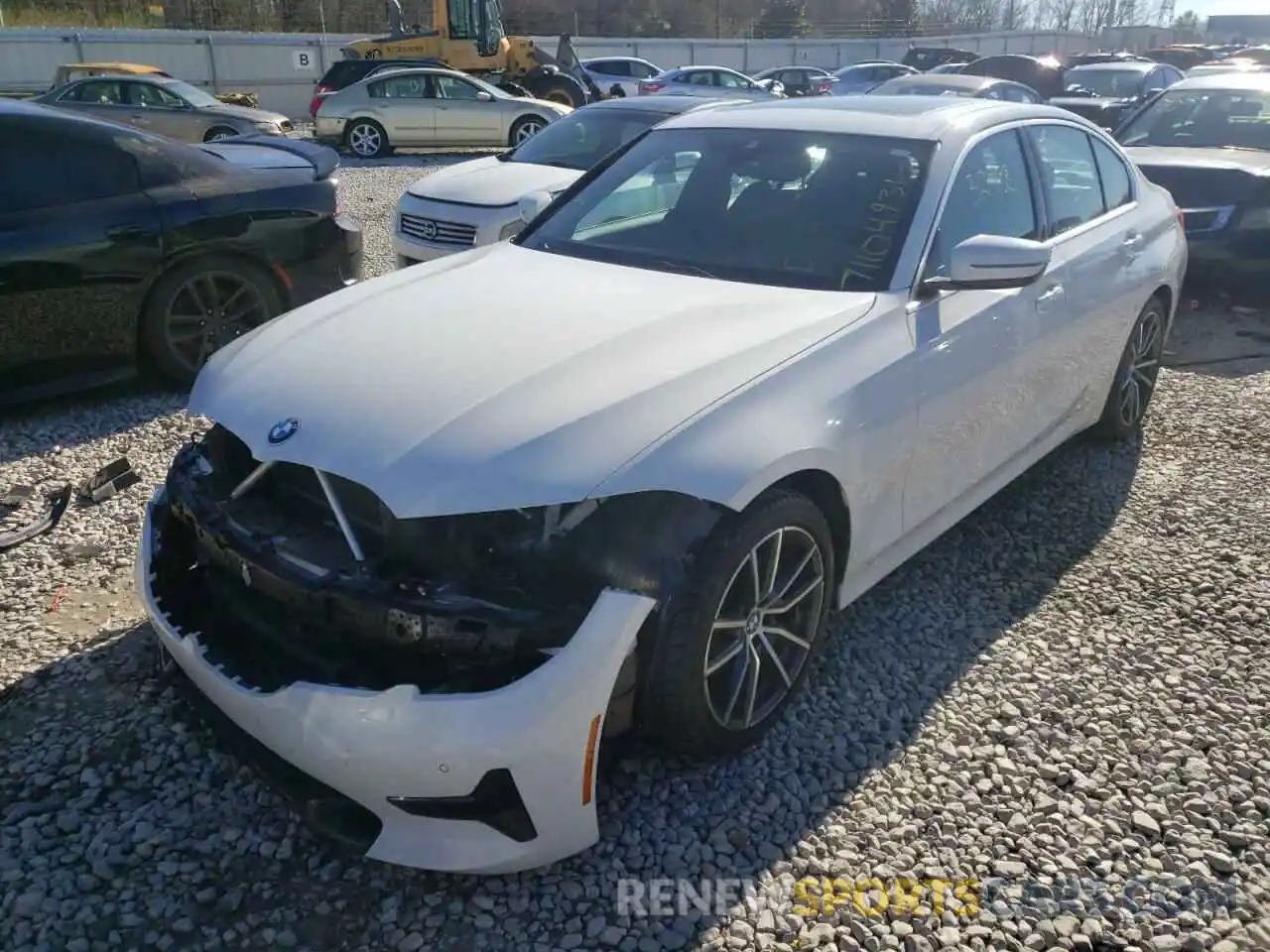 2 Photograph of a damaged car 3MW5R1J00L8B12417 BMW 3 SERIES 2020