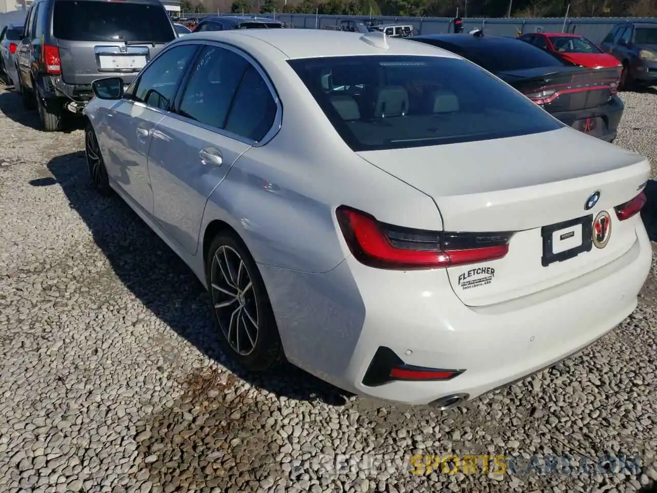 3 Photograph of a damaged car 3MW5R1J00L8B12417 BMW 3 SERIES 2020