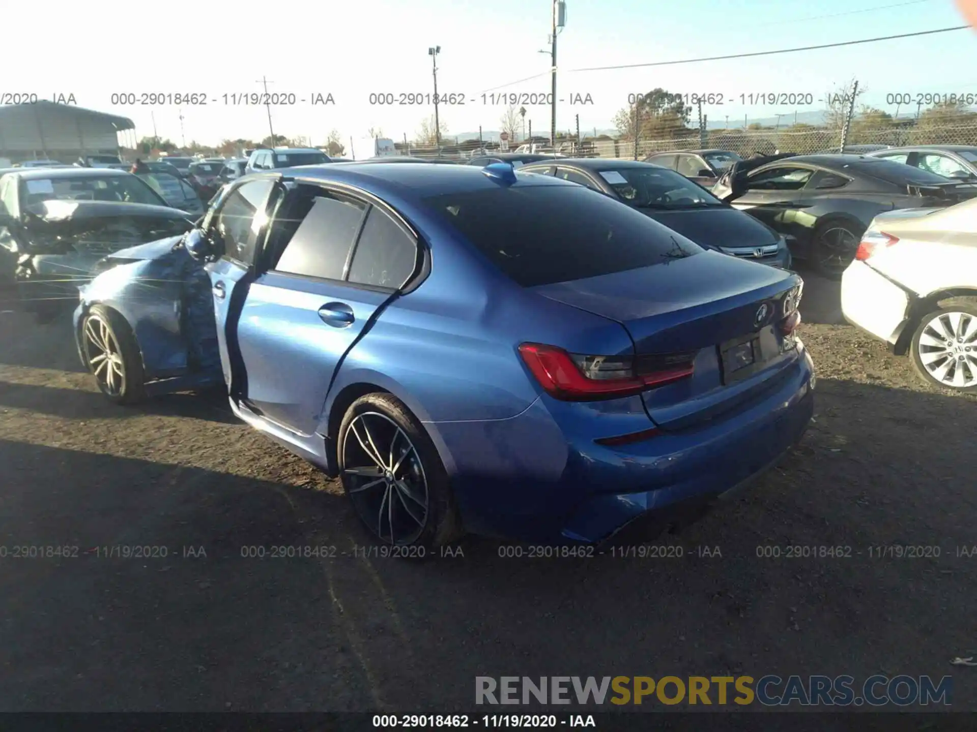 3 Photograph of a damaged car 3MW5R1J00L8B12952 BMW 3 SERIES 2020