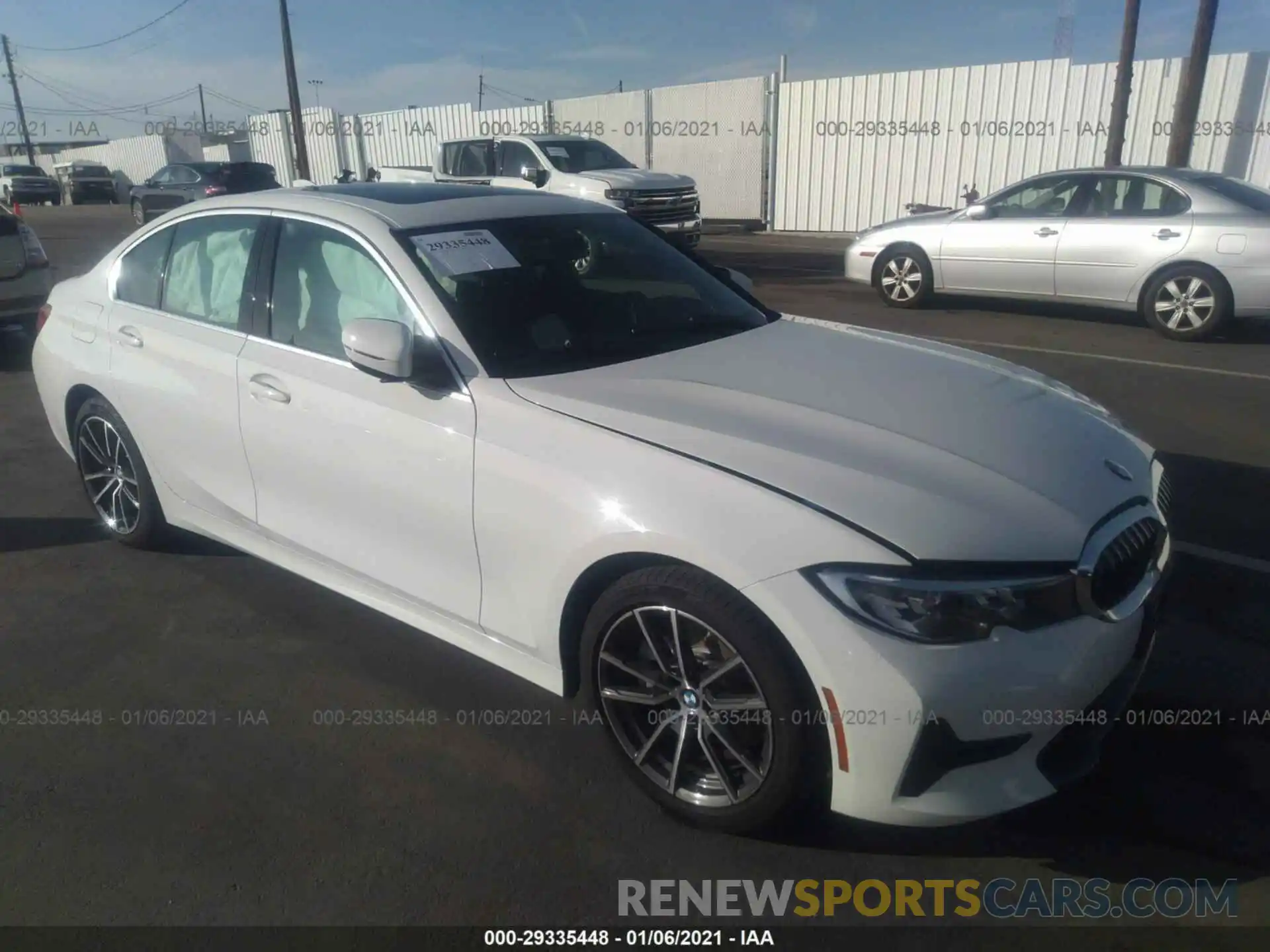 1 Фотография поврежденного автомобиля 3MW5R1J00L8B16516 BMW 3 SERIES 2020