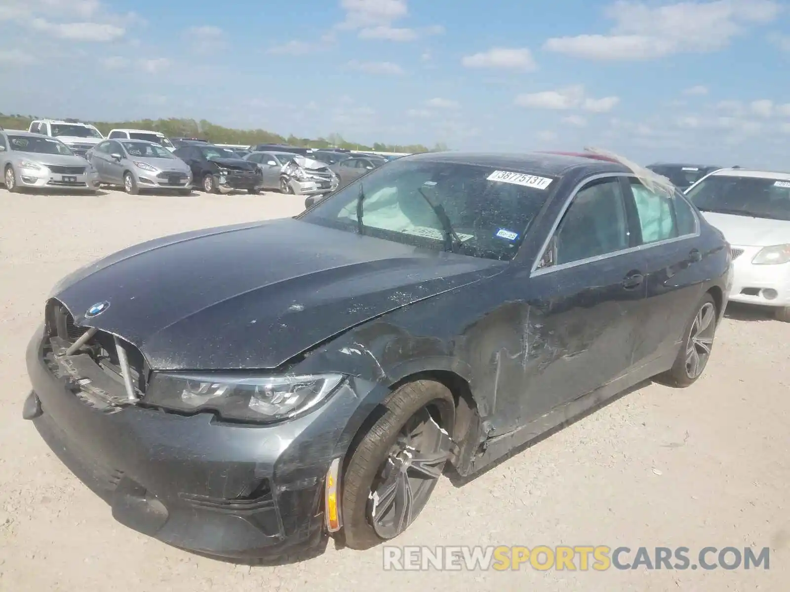 2 Photograph of a damaged car 3MW5R1J00L8B20212 BMW 3 SERIES 2020