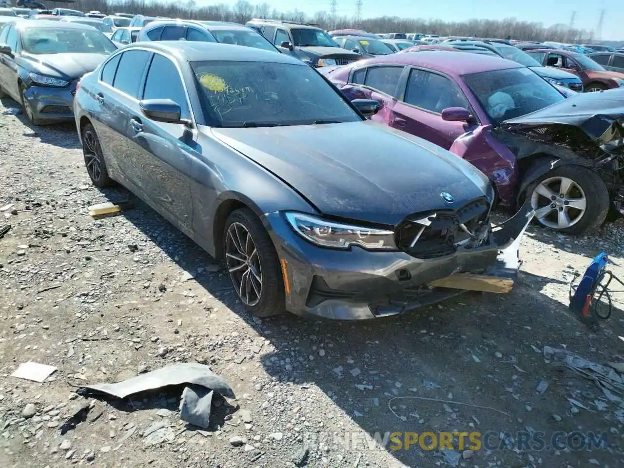 1 Фотография поврежденного автомобиля 3MW5R1J00L8B22073 BMW 3 SERIES 2020