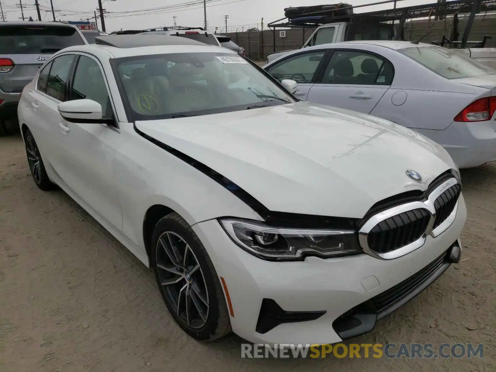 1 Photograph of a damaged car 3MW5R1J00L8B23840 BMW 3 SERIES 2020