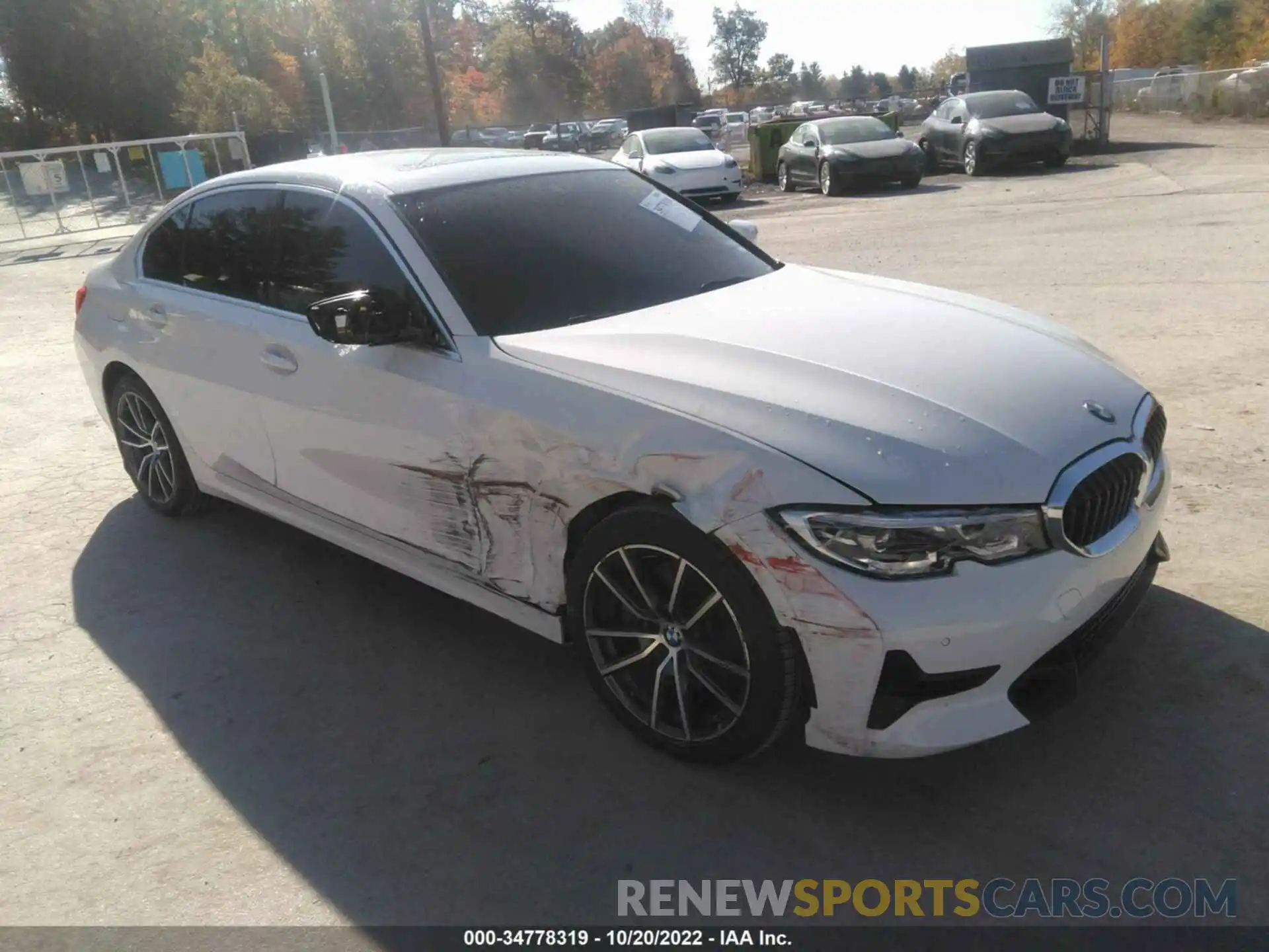 1 Photograph of a damaged car 3MW5R1J00L8B24681 BMW 3 SERIES 2020