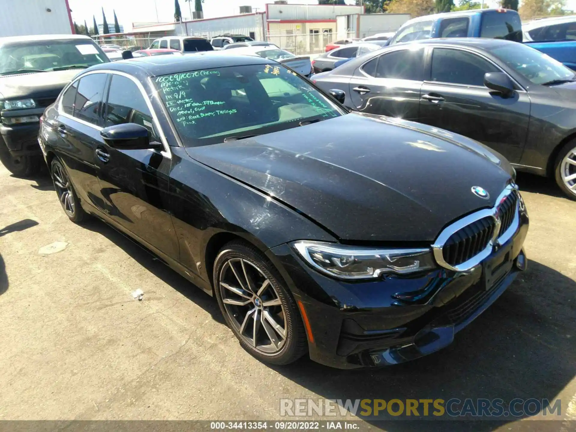 1 Photograph of a damaged car 3MW5R1J00L8B26236 BMW 3 SERIES 2020