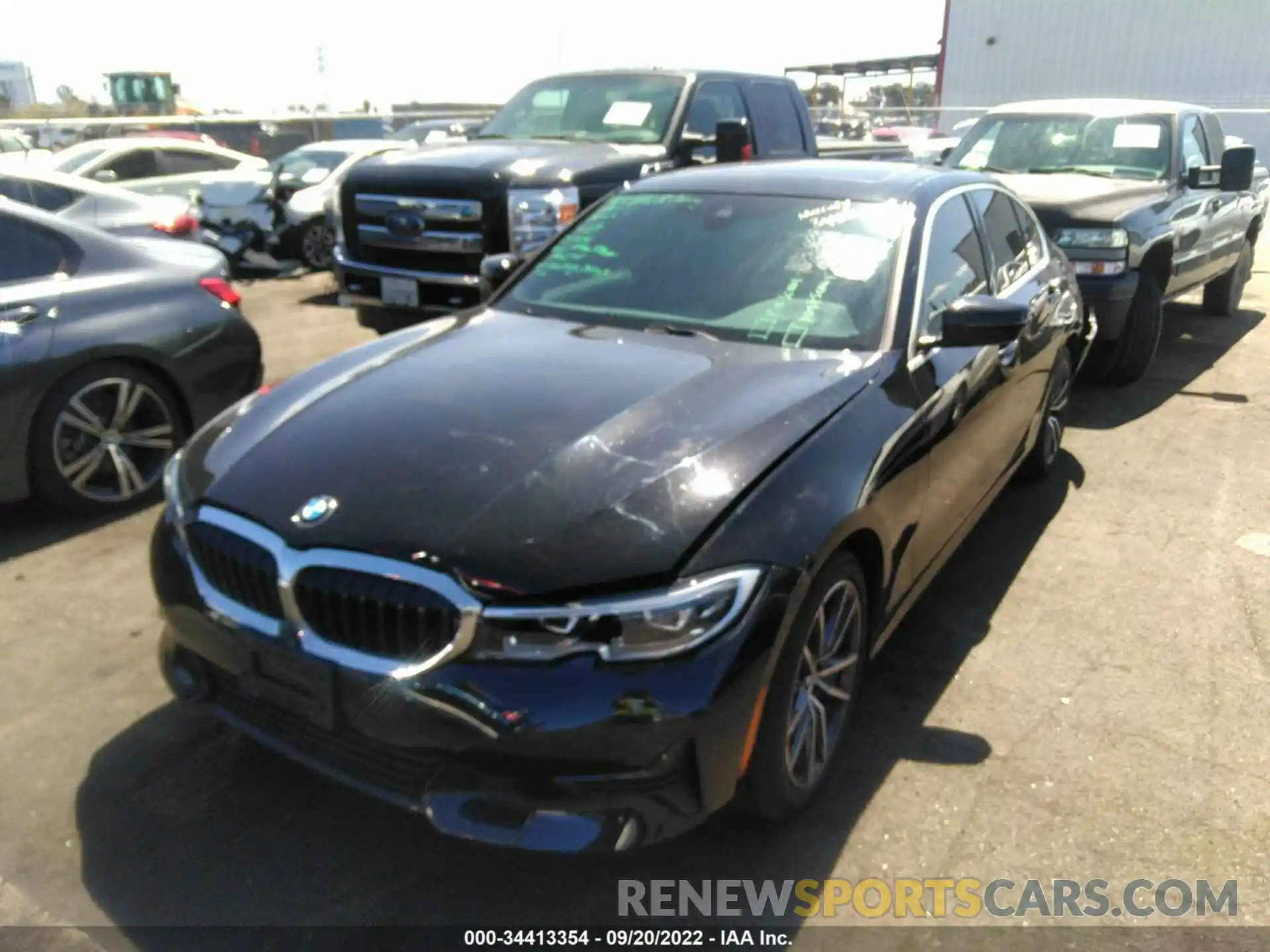 2 Photograph of a damaged car 3MW5R1J00L8B26236 BMW 3 SERIES 2020